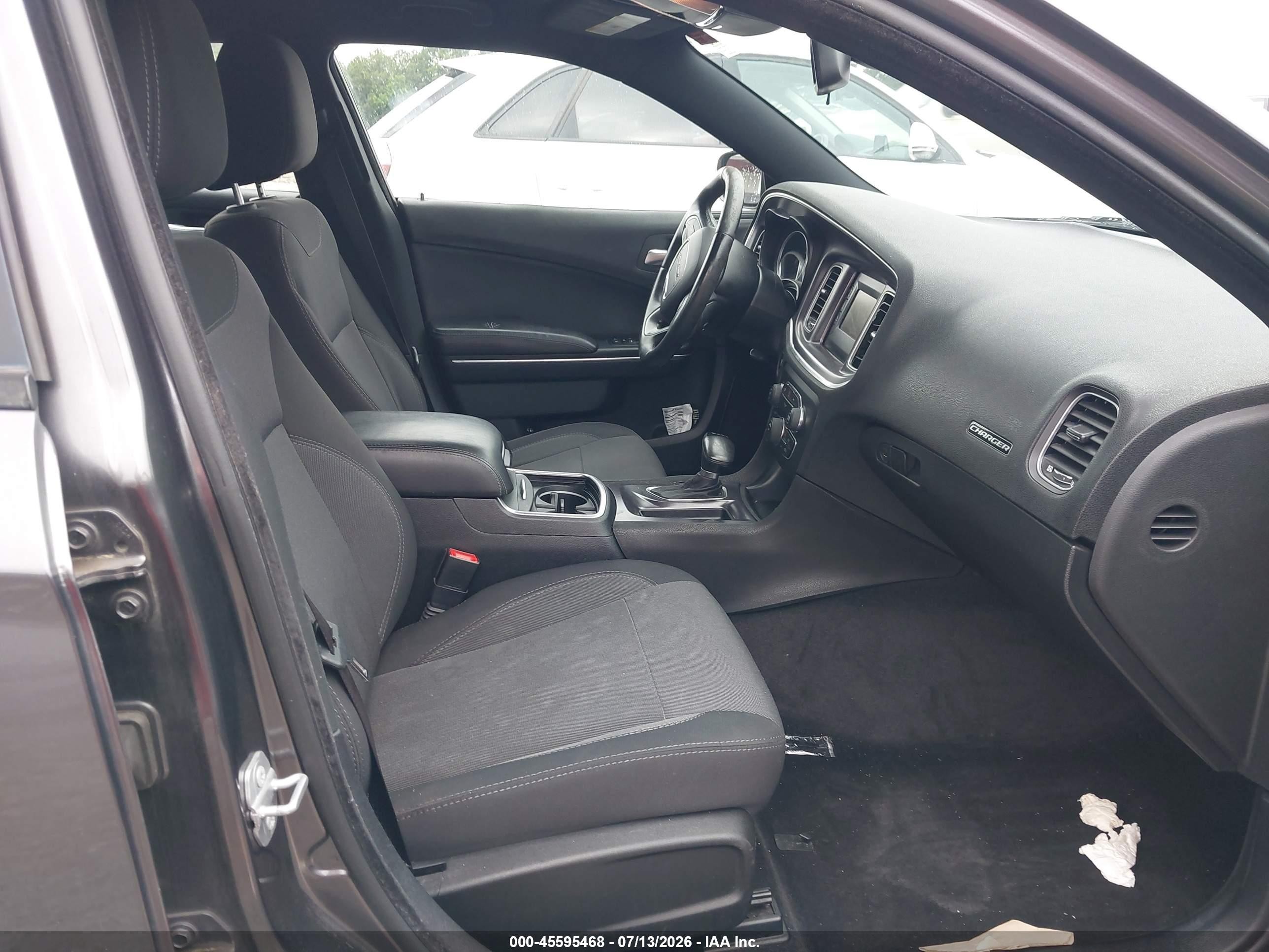 2015 Dodge Charger Se Gray vin: 2C3CDXBG0FH881067
