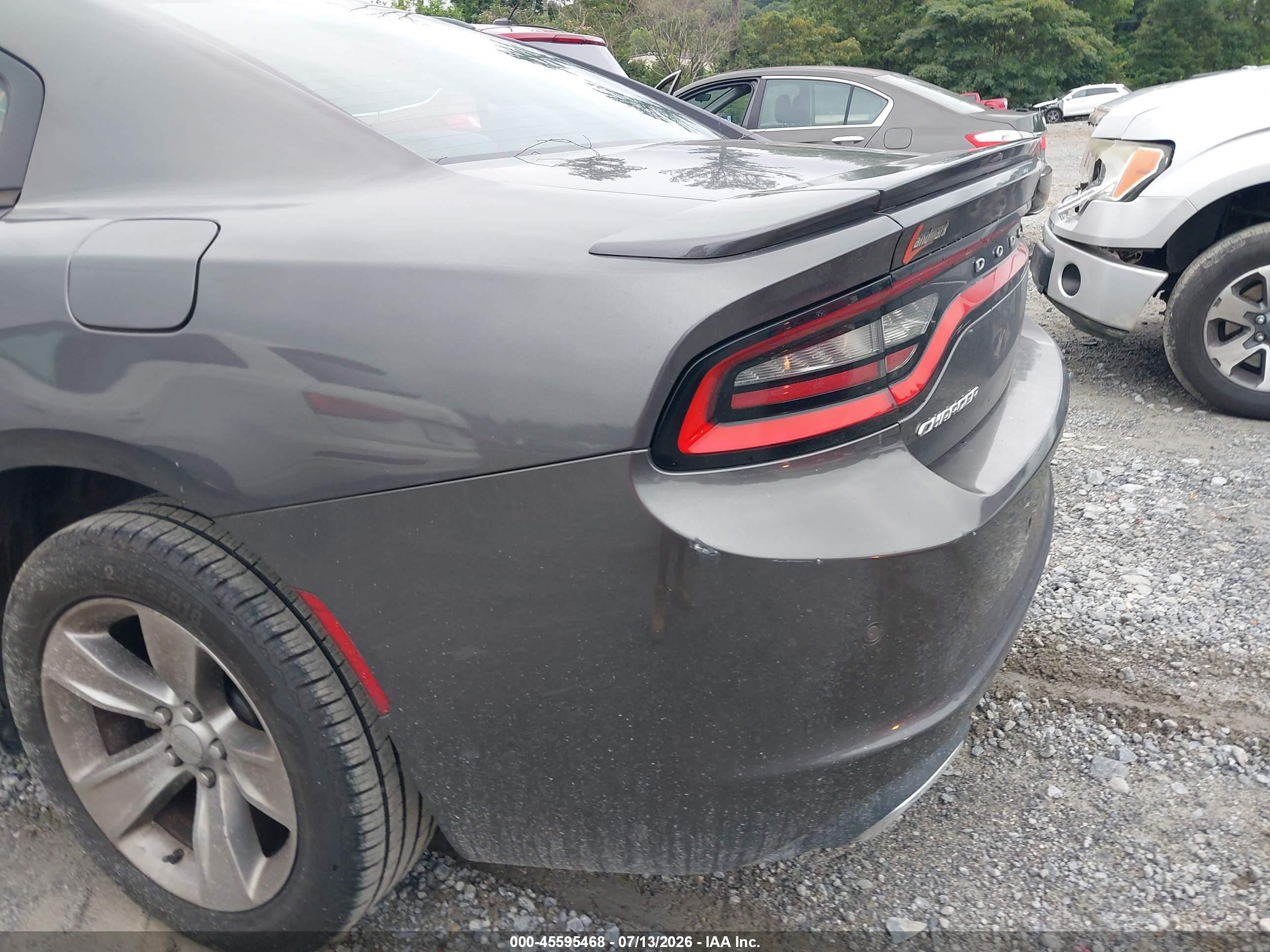 2015 Dodge Charger Se Gray vin: 2C3CDXBG0FH881067