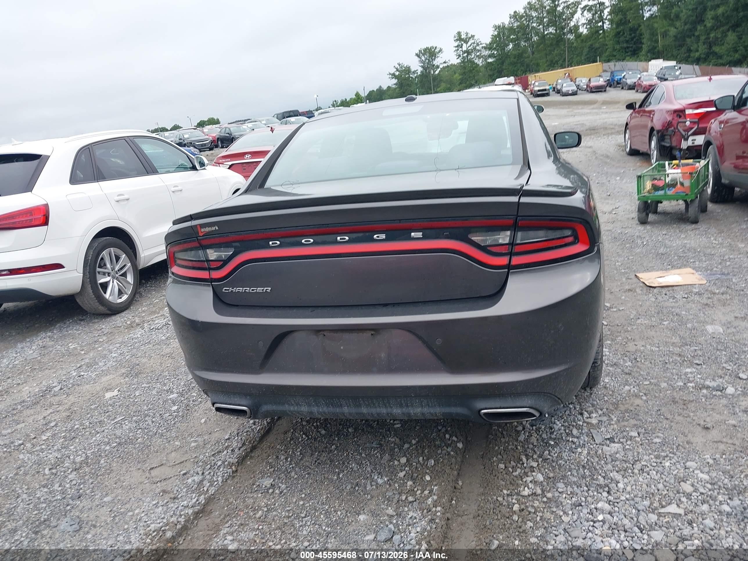 2015 Dodge Charger Se Gray vin: 2C3CDXBG0FH881067