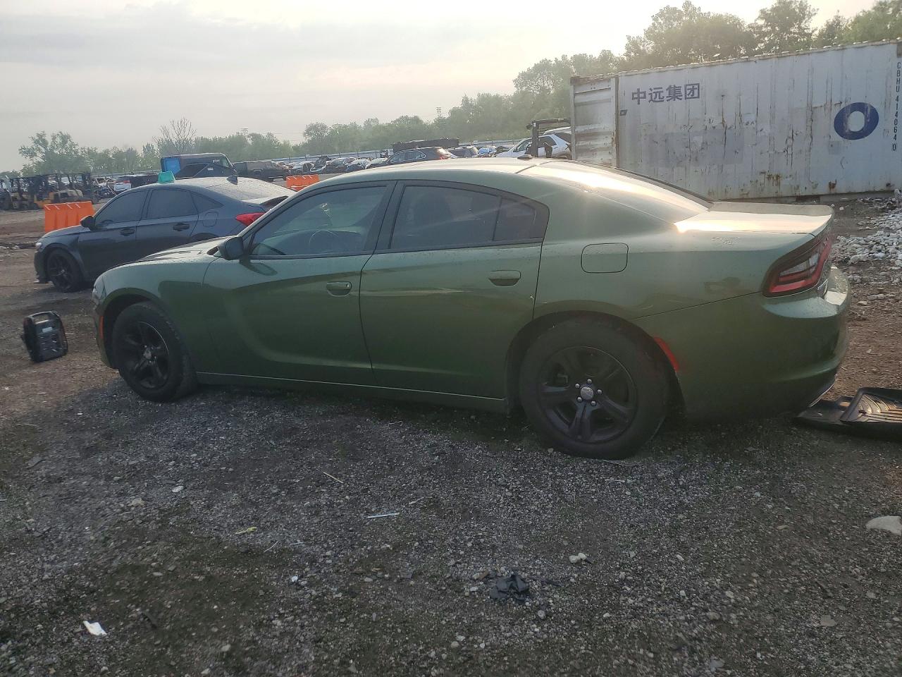 2019 Dodge Charger Sxt Зеленый vin: 2C3CDXBG0KH508198