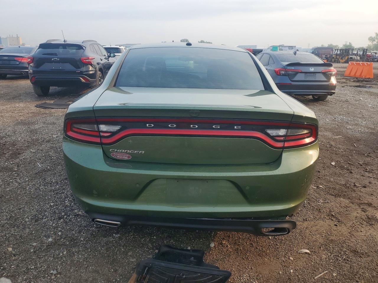 2019 Dodge Charger Sxt Зеленый vin: 2C3CDXBG0KH508198