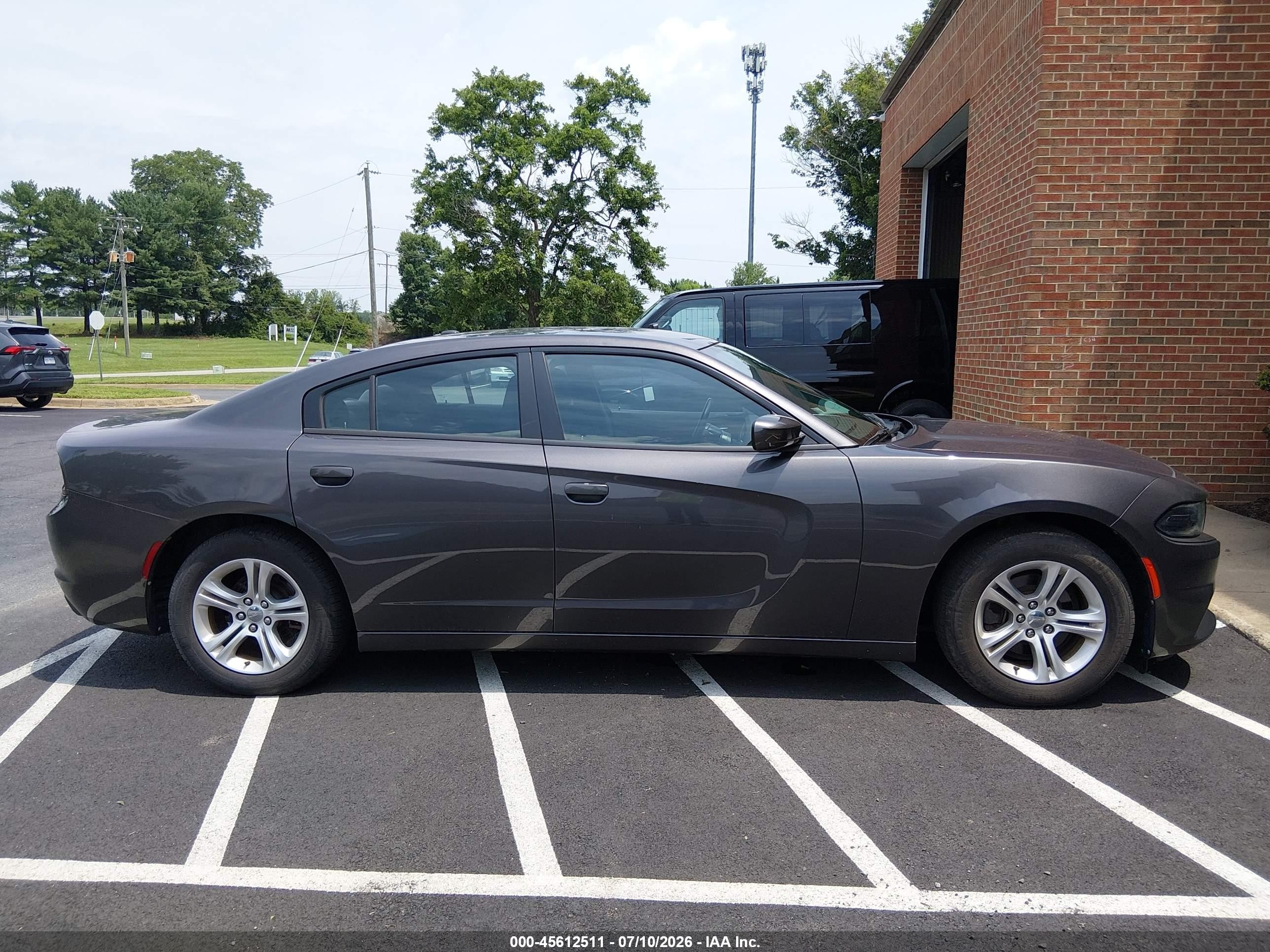 2020 Dodge Charger Sxt Rwd Gray vin: 2C3CDXBG0LH138016