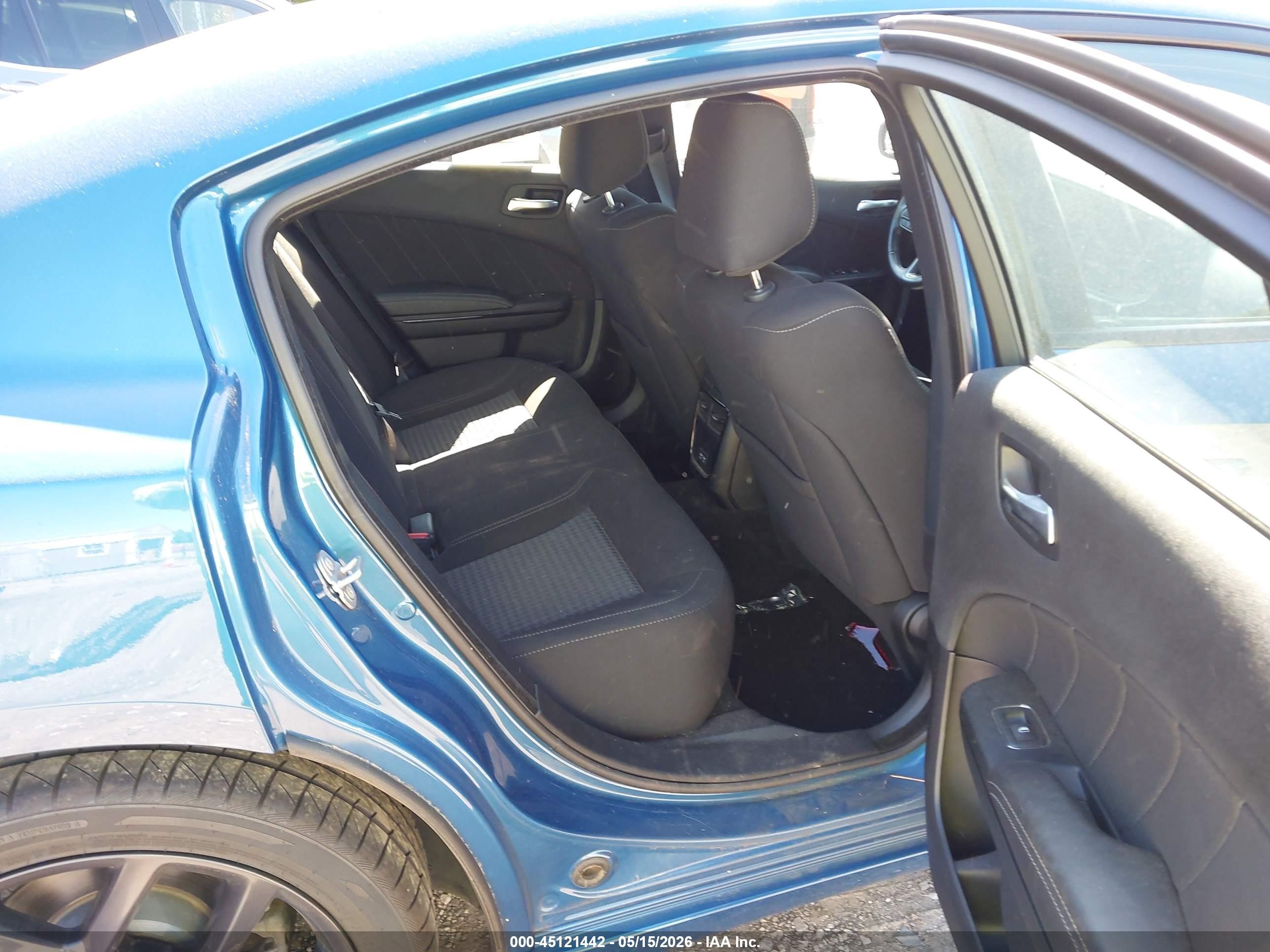 2020 Dodge Charger Sxt Rwd Blue vin: 2C3CDXBG0LH208047