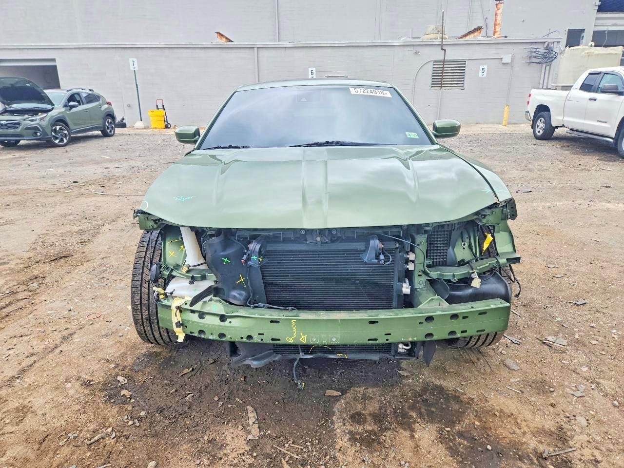 2020 Dodge Charger Sxt Green vin: 2C3CDXBG0LH237922