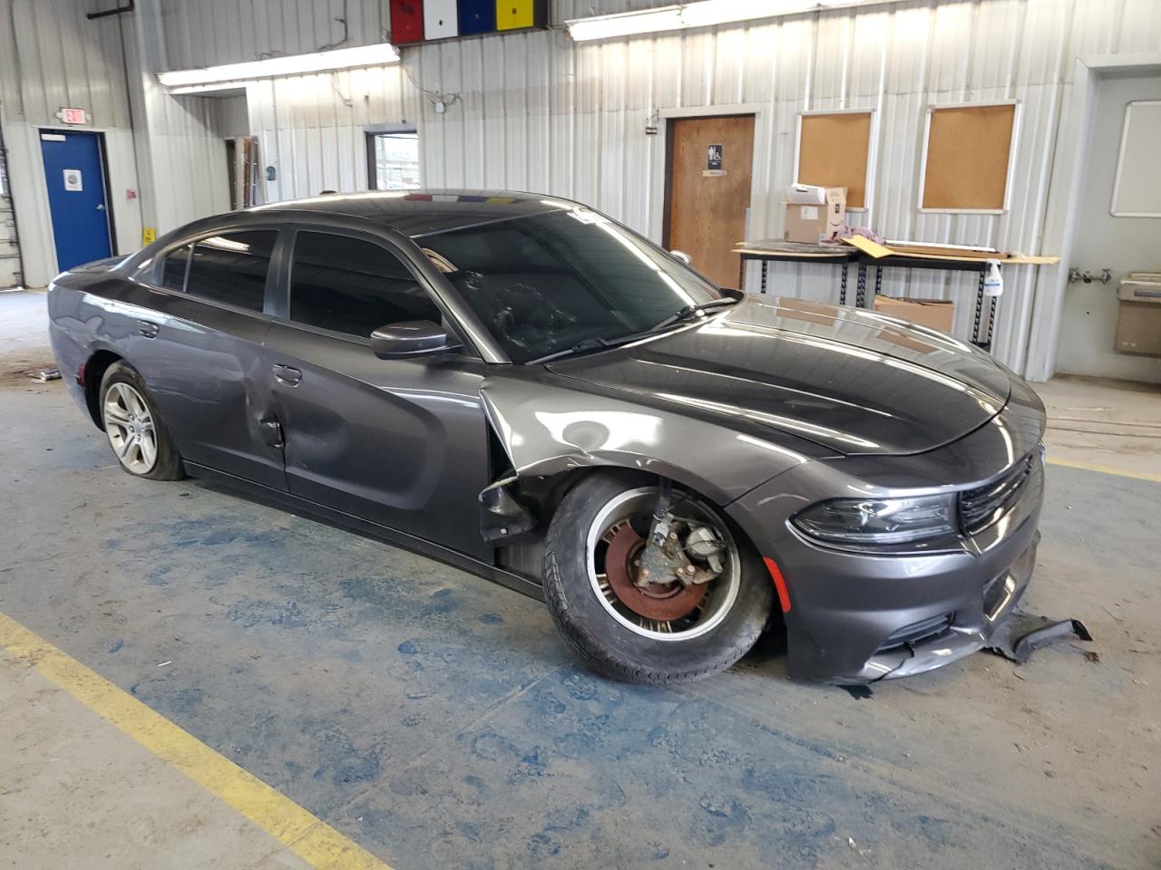 2021 Dodge Charger Sxt Gray vin: 2C3CDXBG0MH632572 Damage: Right Rear Door, Severe Damage, Replacement Required