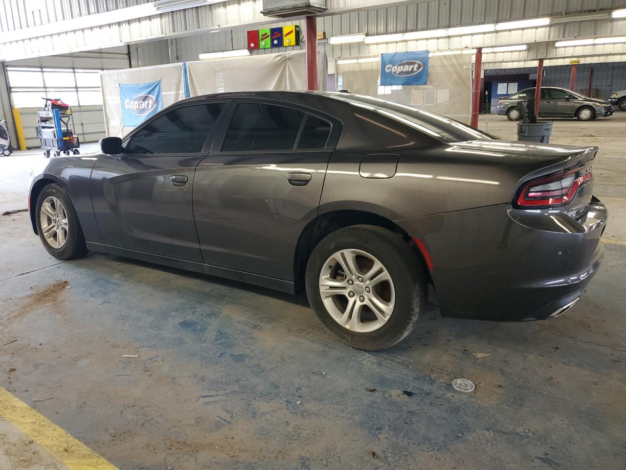 2021 Dodge Charger Sxt Gray vin: 2C3CDXBG0MH632572 Damage: Left Rear Door, Dent(s) W/No Paint Dmg, < 1/8 inch