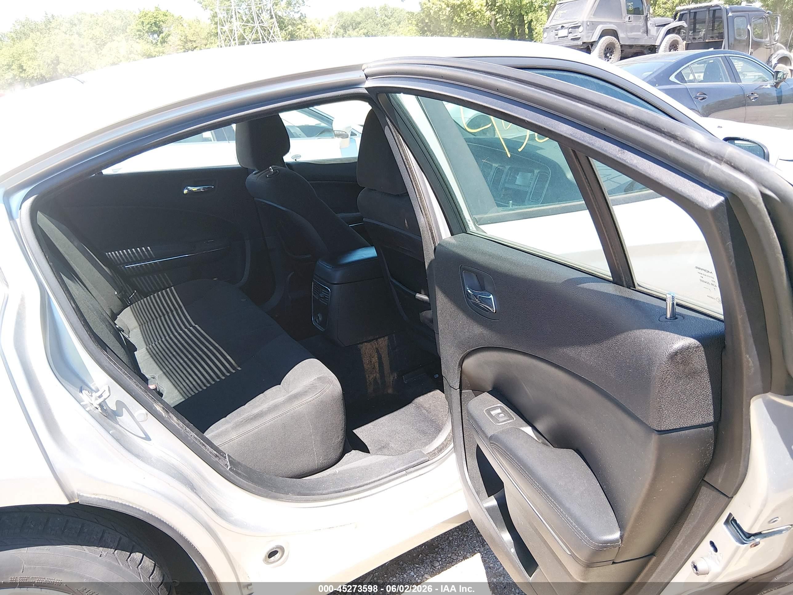 2012 Dodge Charger Se Silver vin: 2C3CDXBG1CH125694