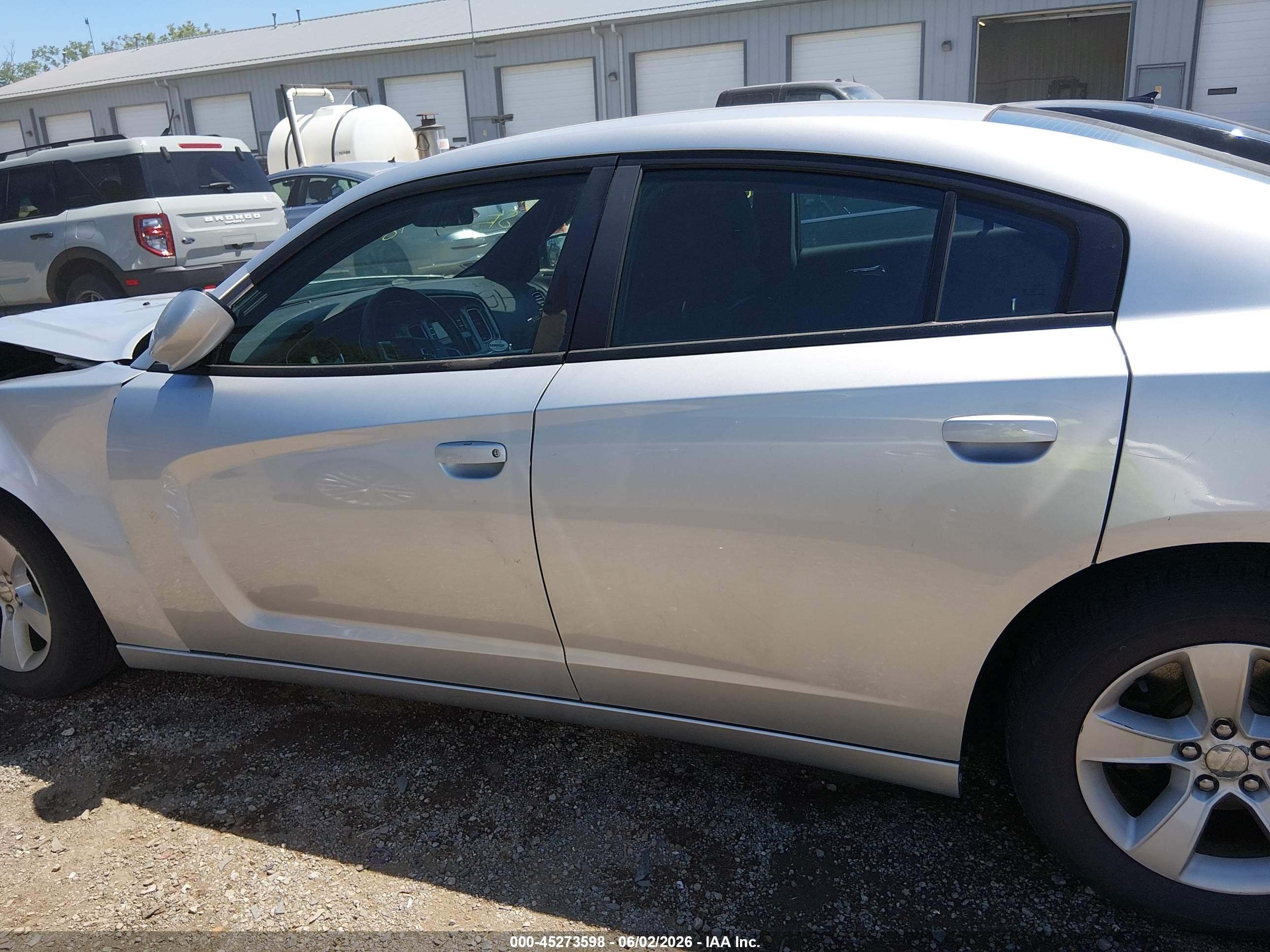 2012 Dodge Charger Se Silver vin: 2C3CDXBG1CH125694