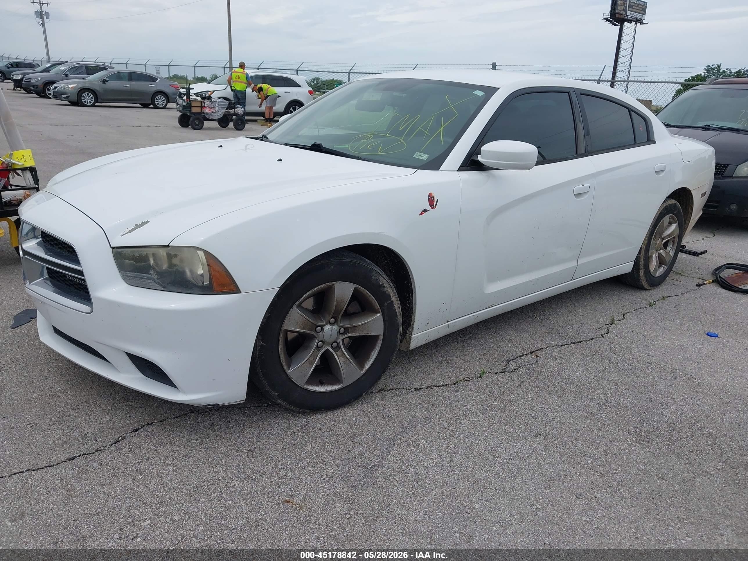 2012 Dodge Charger Se White vin: 2C3CDXBG1CH240943