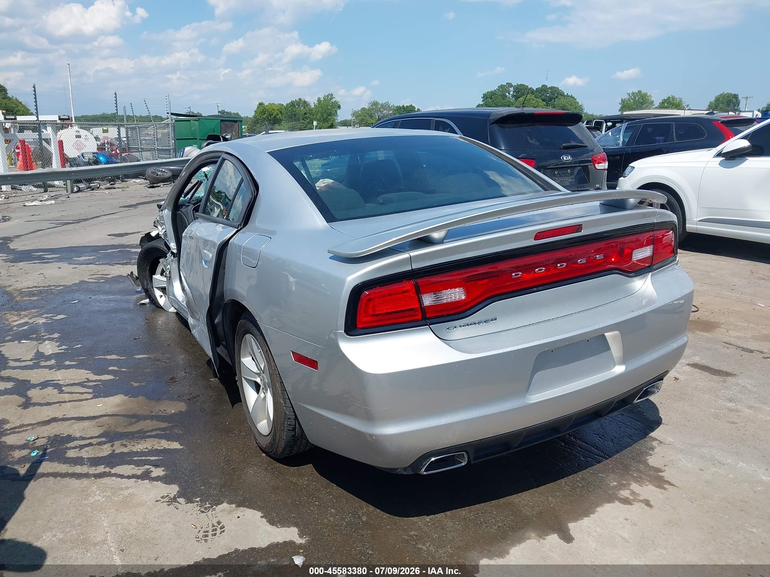 2012 Dodge Charger Se Silver vin: 2C3CDXBG1CH262764