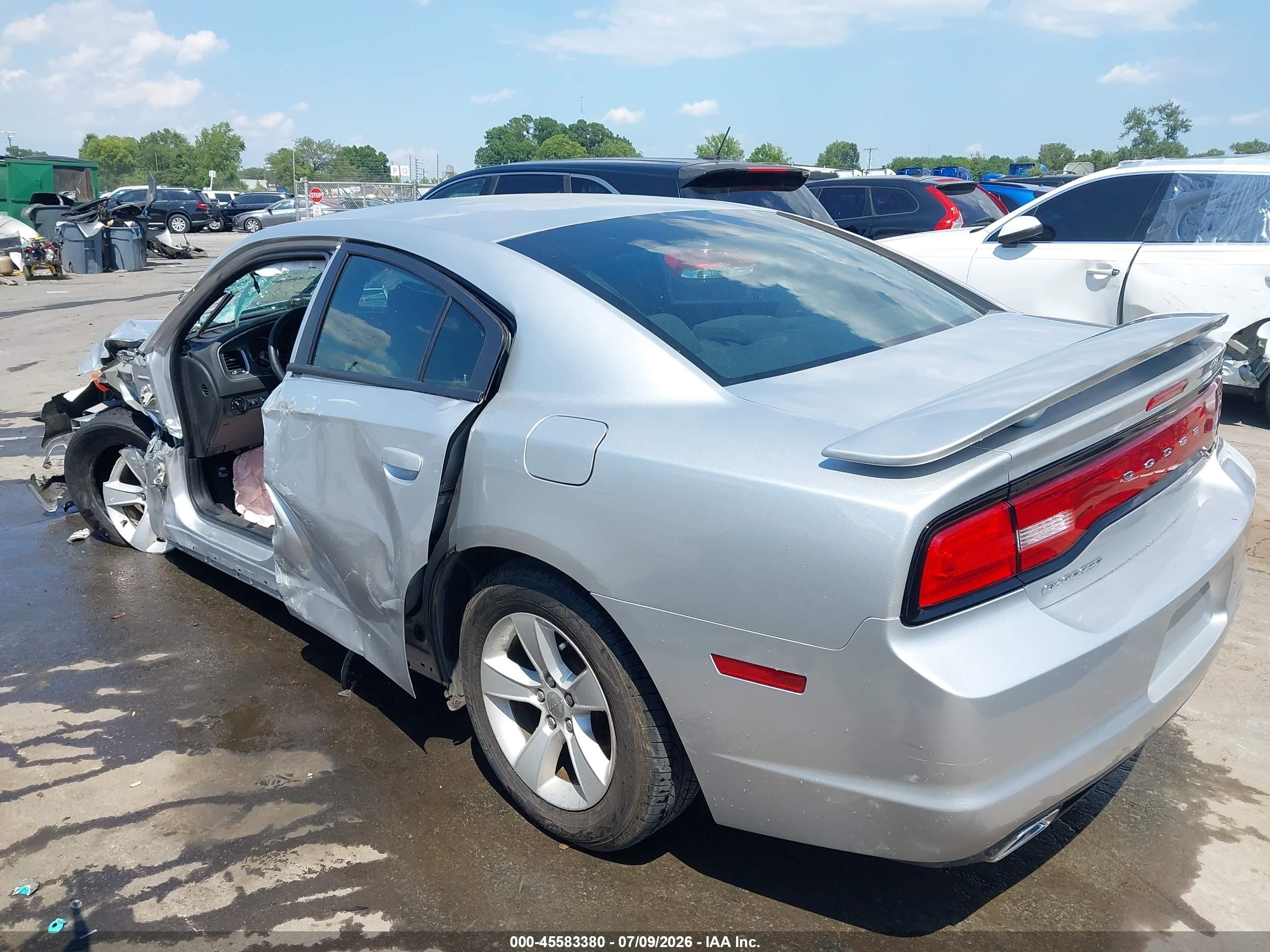 2012 Dodge Charger Se Silver vin: 2C3CDXBG1CH262764