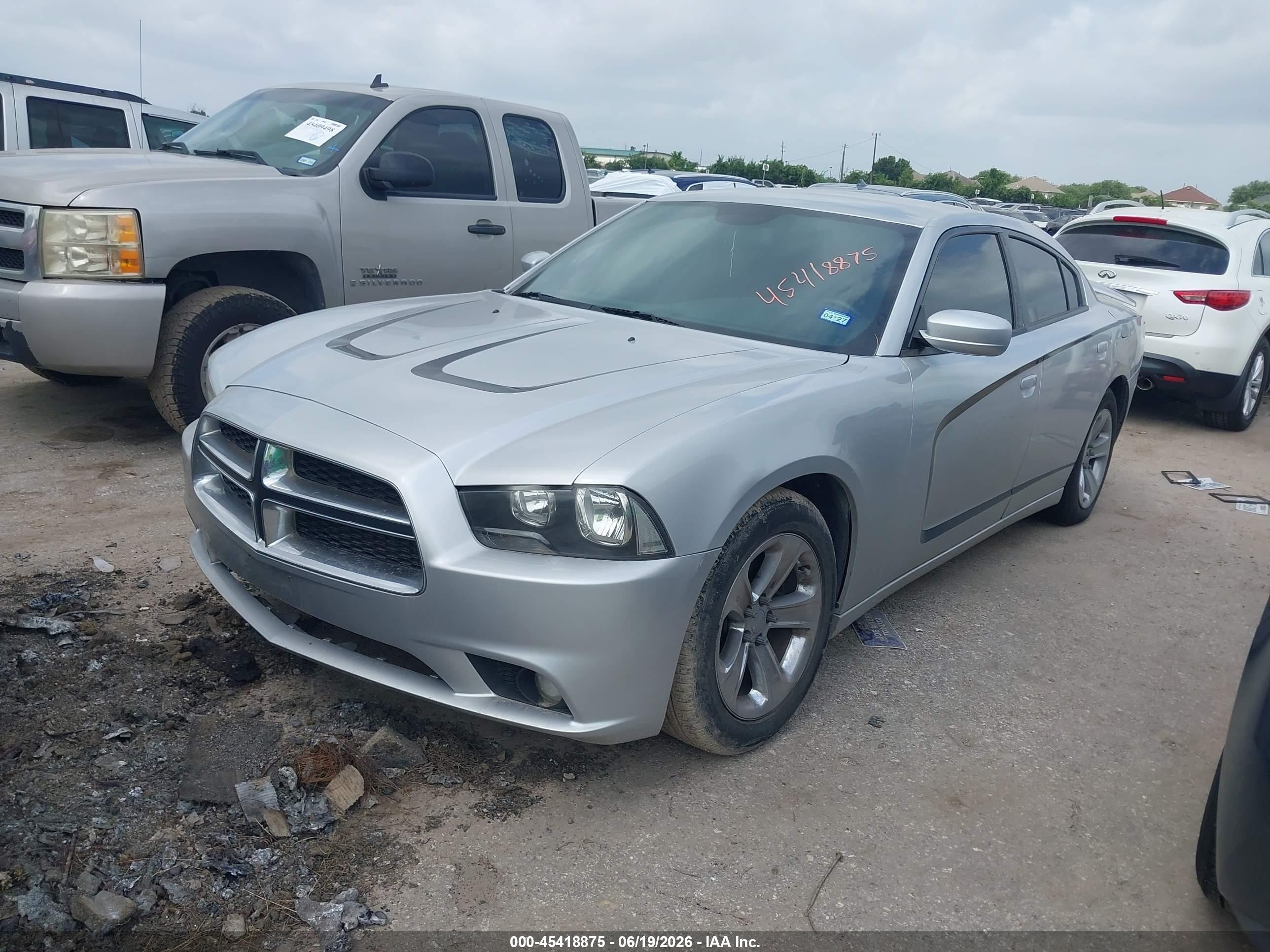 2012 Dodge Charger Se Silver vin: 2C3CDXBG1CH270394