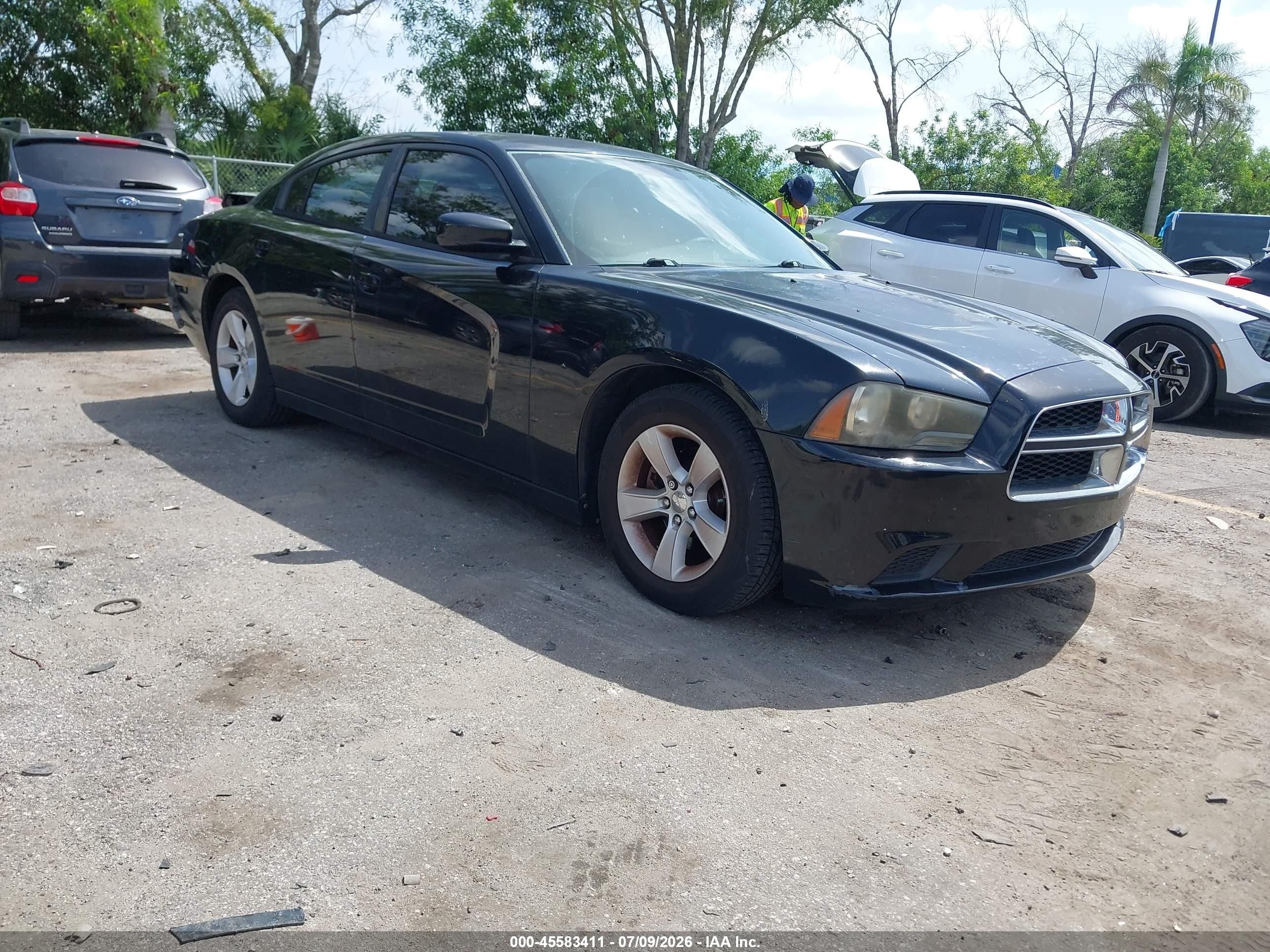 2012 Dodge Charger Se Black vin: 2C3CDXBG1CH270721