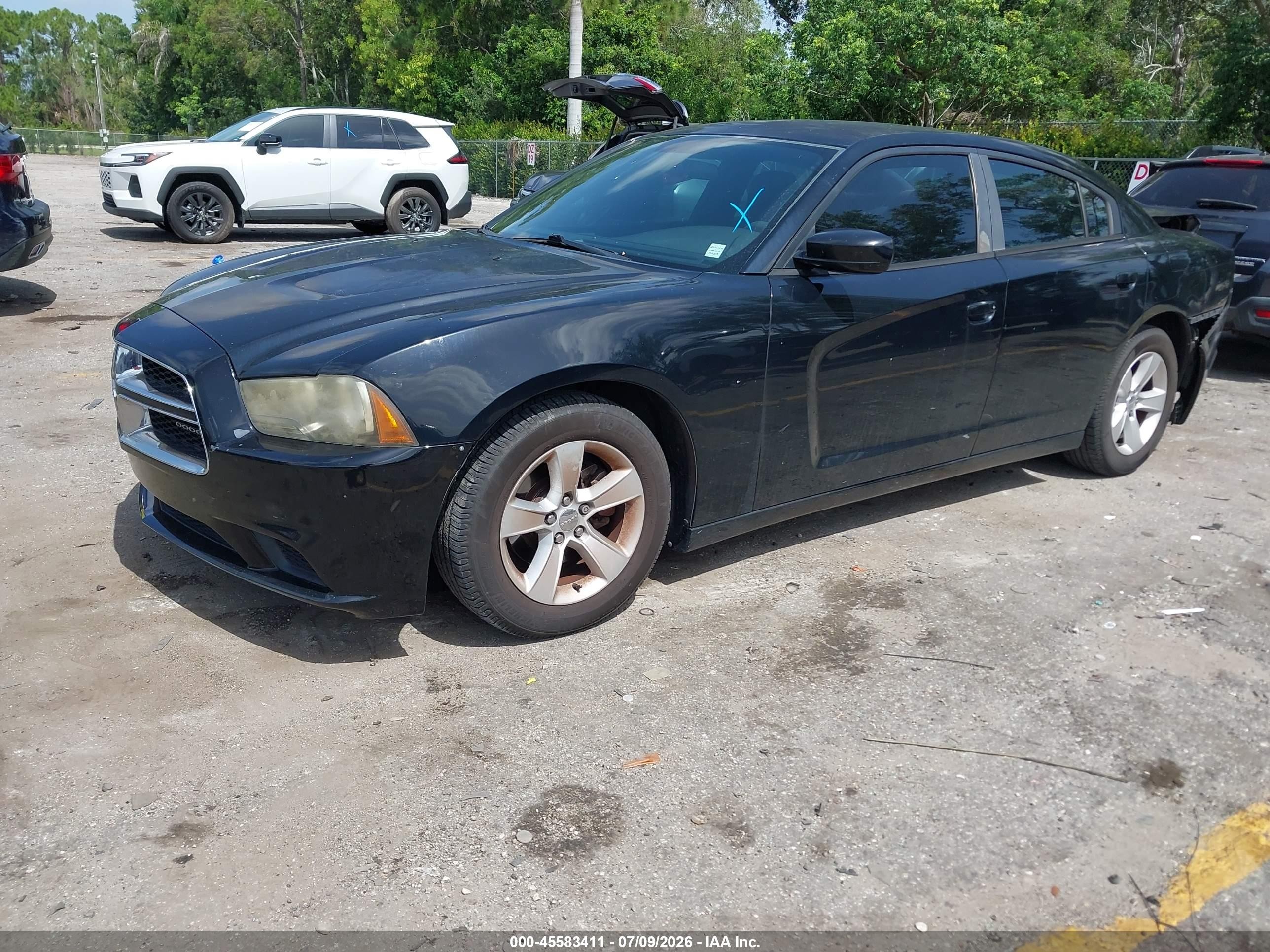 2012 Dodge Charger Se Black vin: 2C3CDXBG1CH270721
