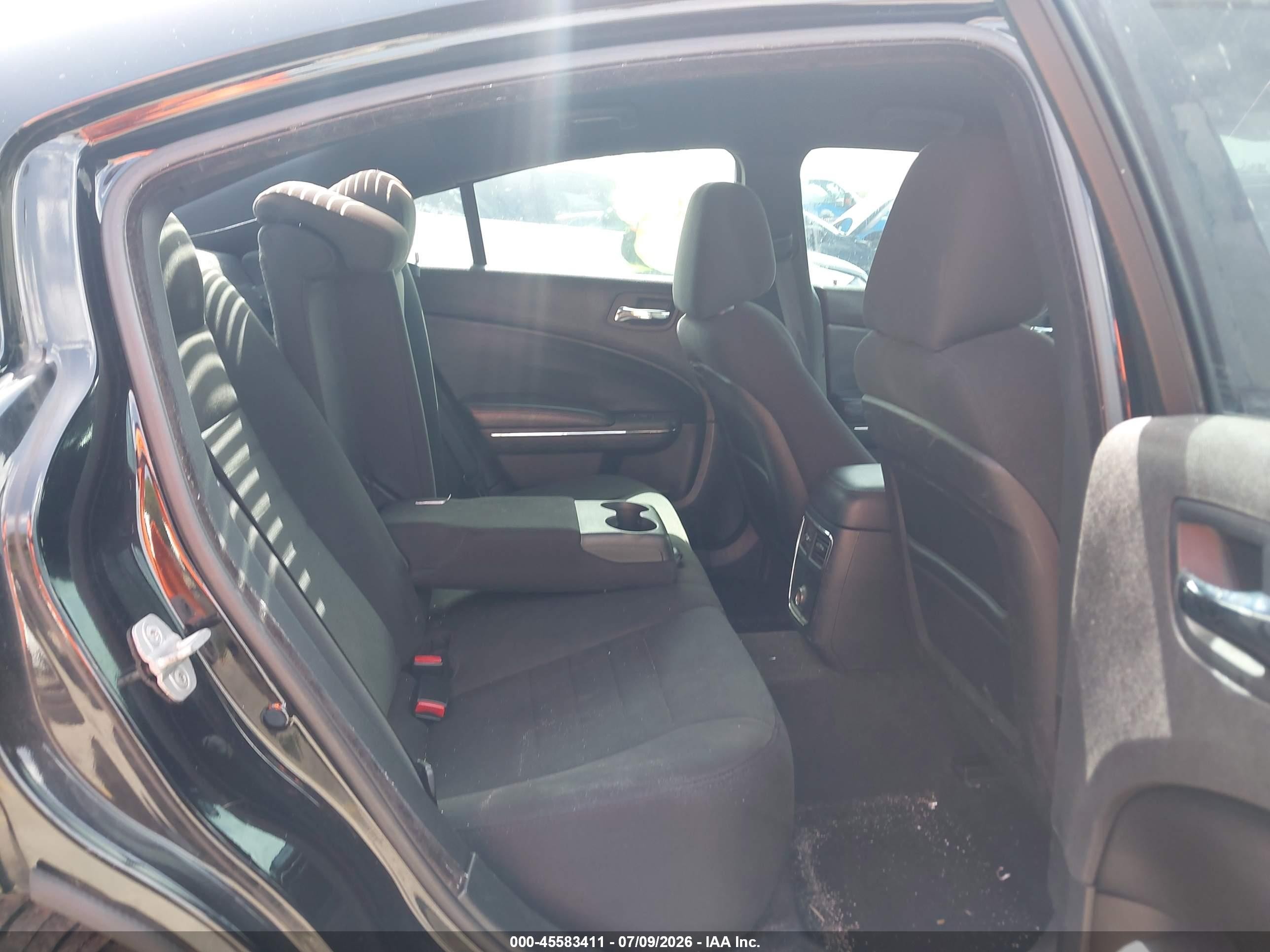 2012 Dodge Charger Se Black vin: 2C3CDXBG1CH270721
