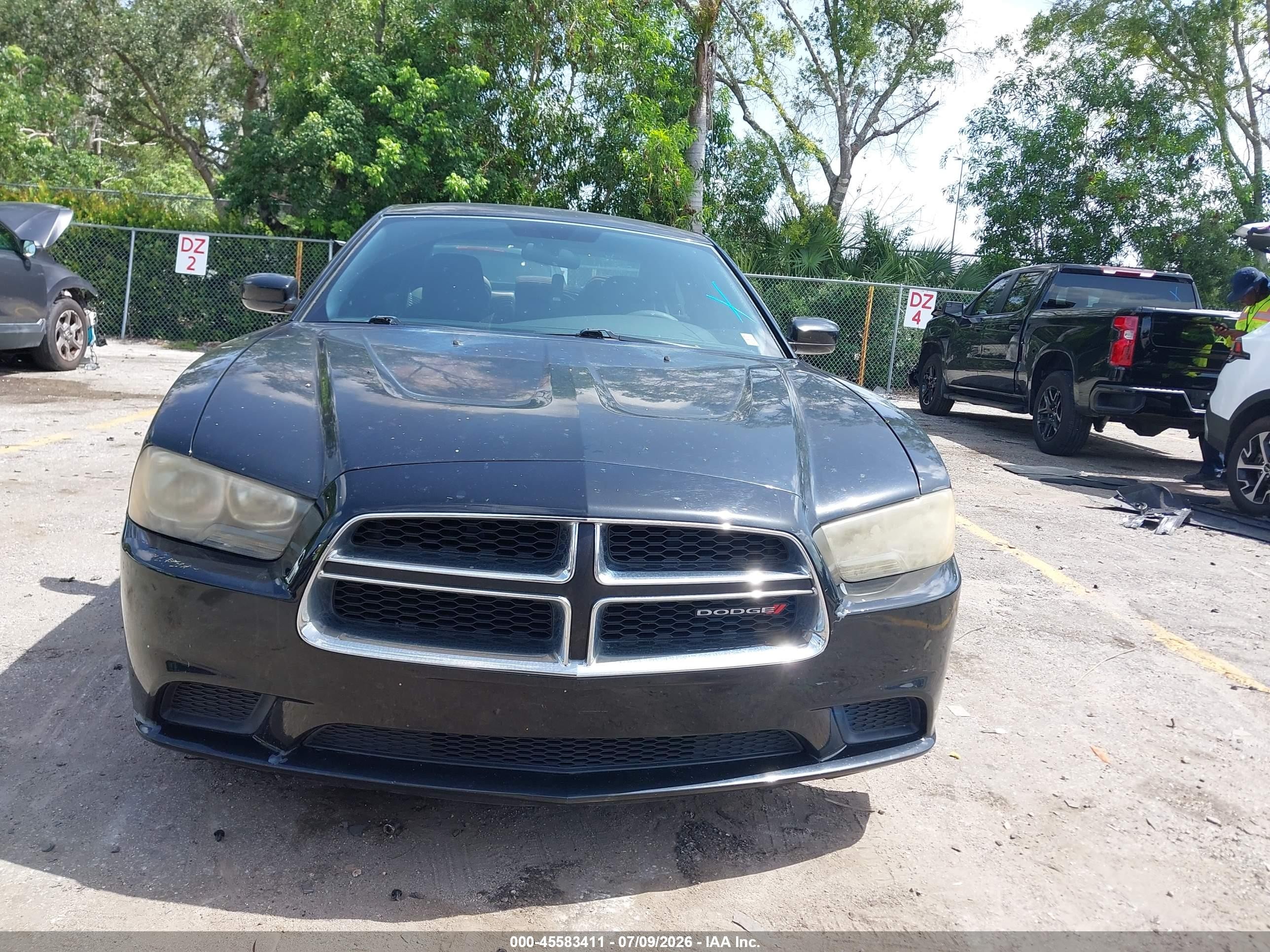 2012 Dodge Charger Se Black vin: 2C3CDXBG1CH270721
