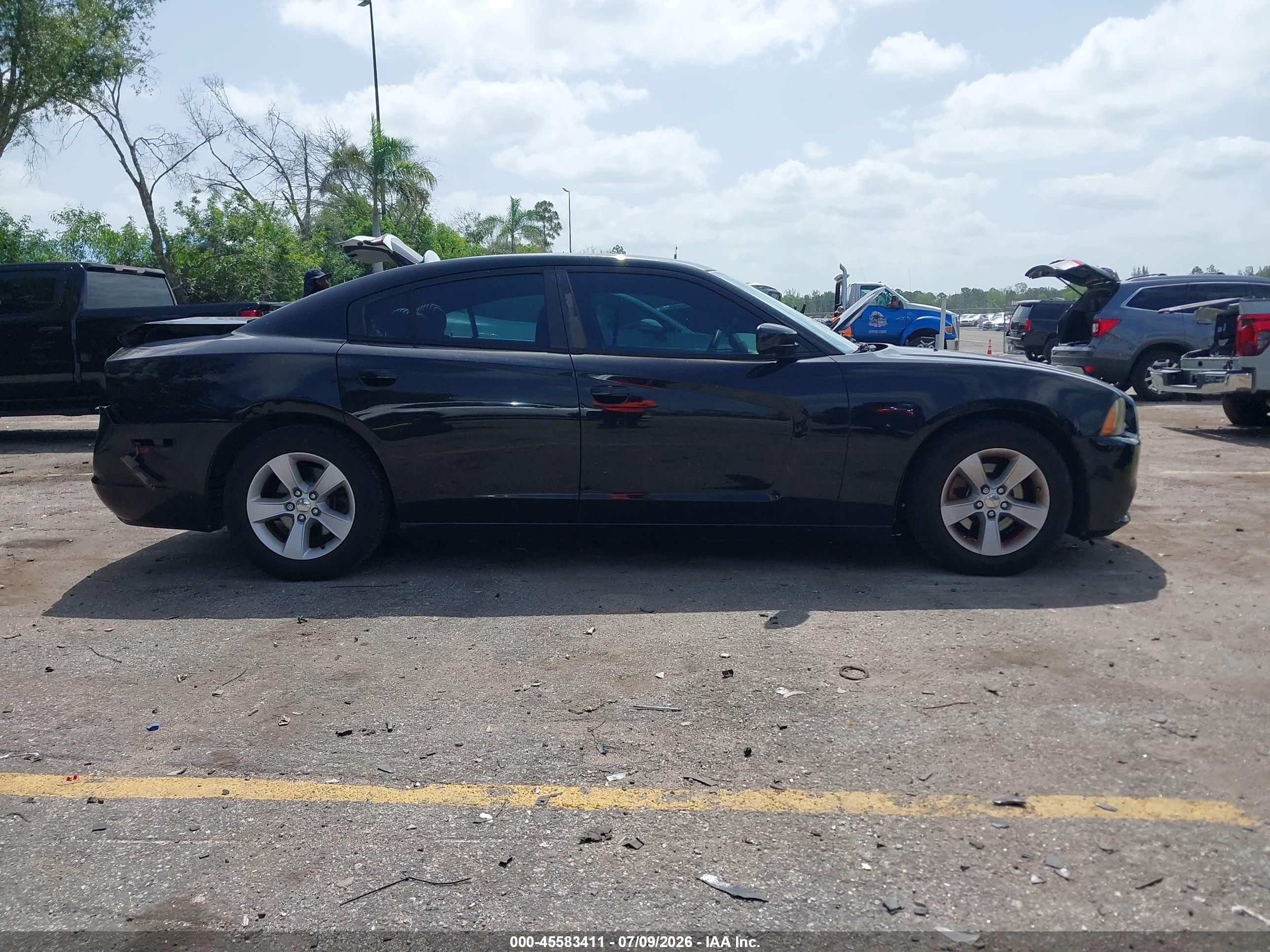 2012 Dodge Charger Se Black vin: 2C3CDXBG1CH270721