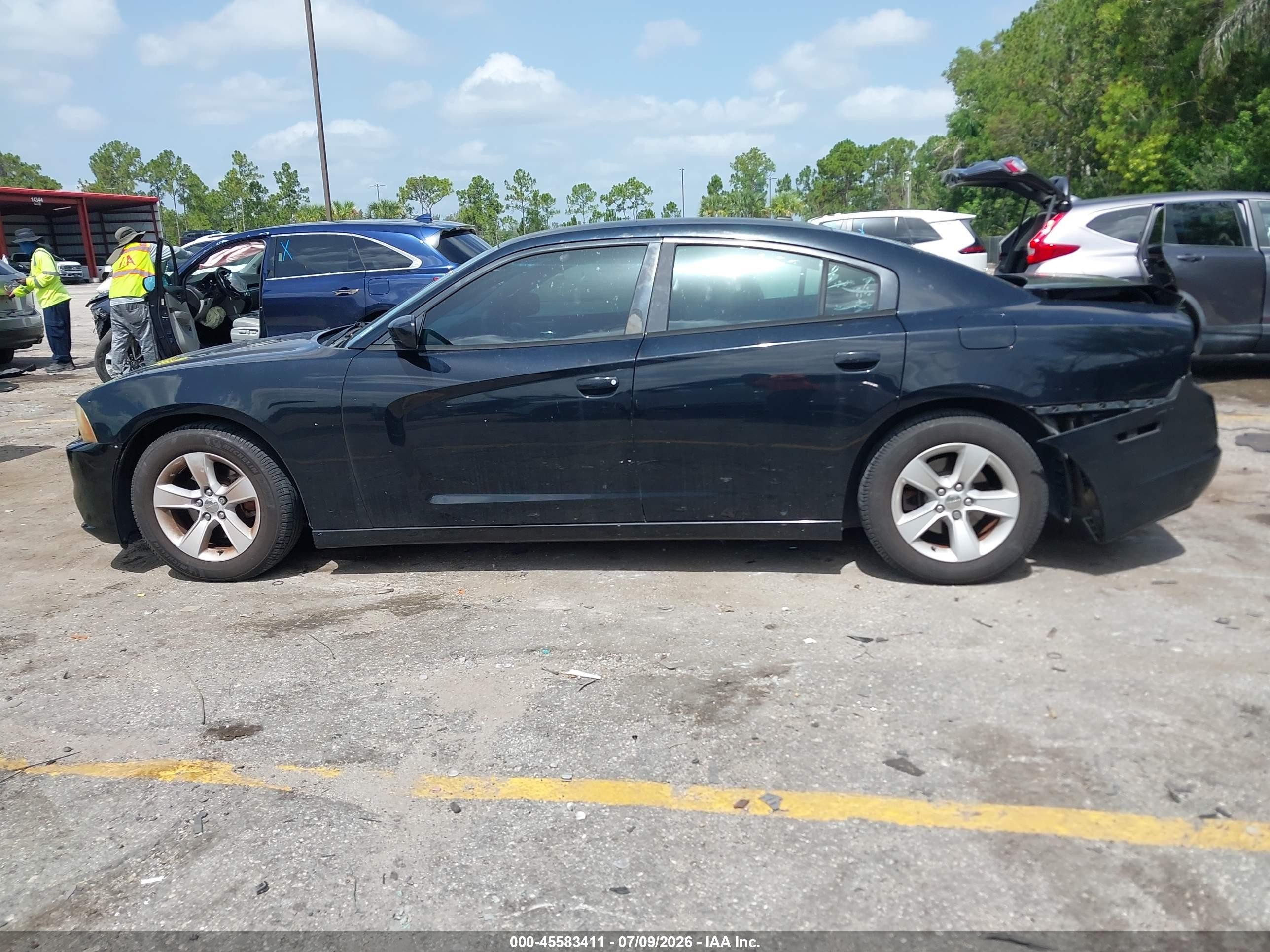 2012 Dodge Charger Se Black vin: 2C3CDXBG1CH270721