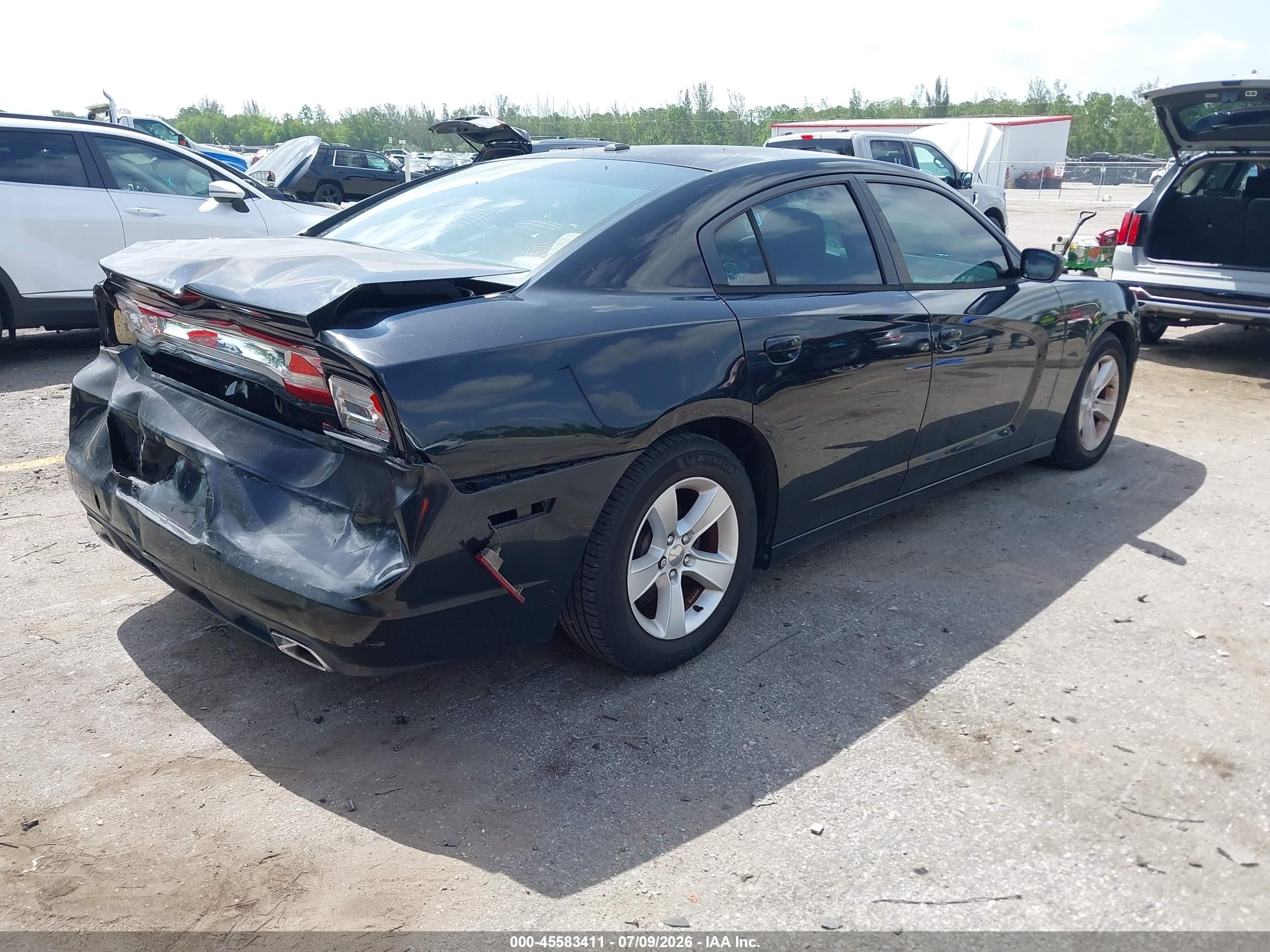 2012 Dodge Charger Se Black vin: 2C3CDXBG1CH270721