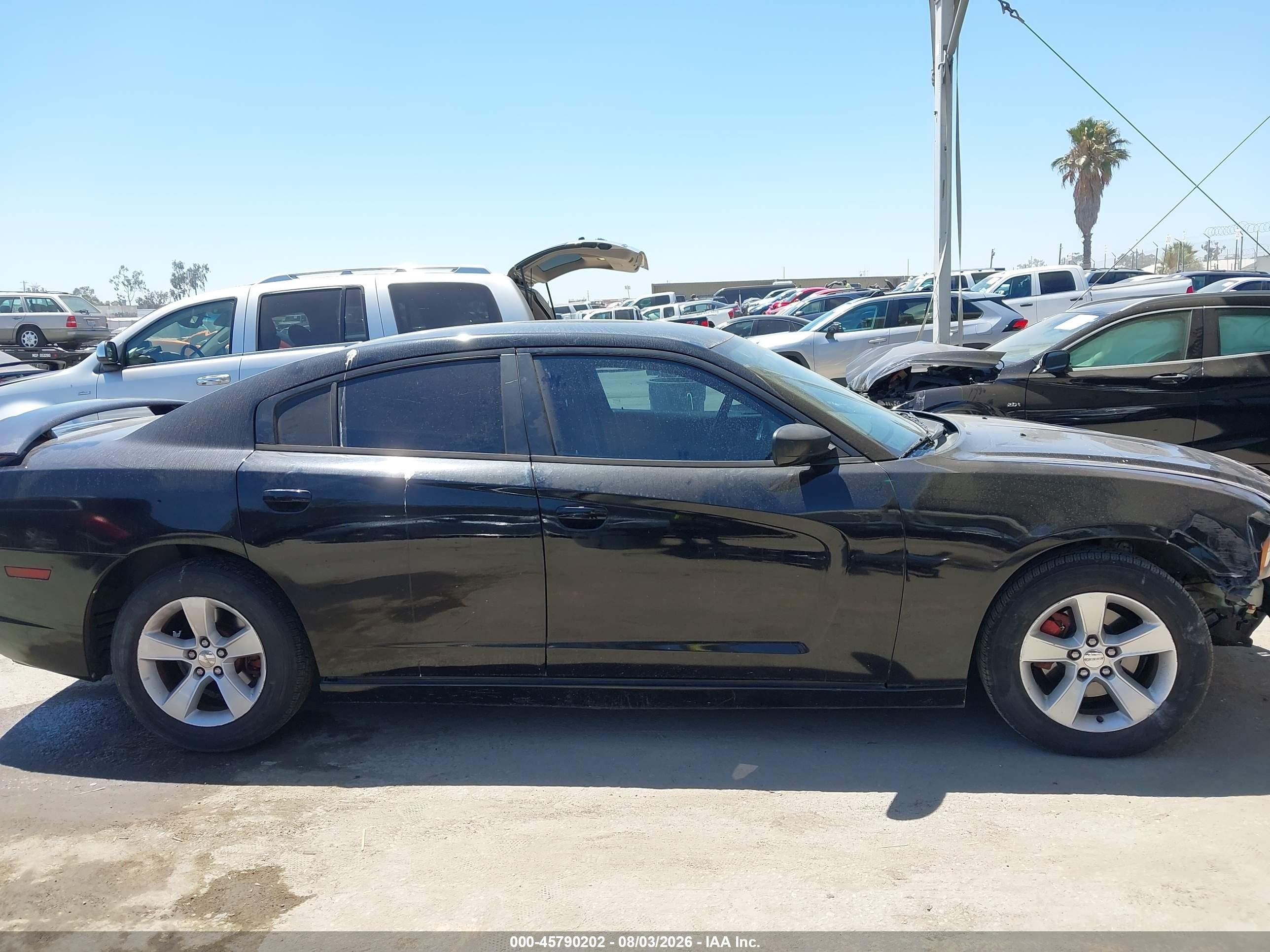 2013 Dodge Charger Se Black vin: 2C3CDXBG1DH502011
