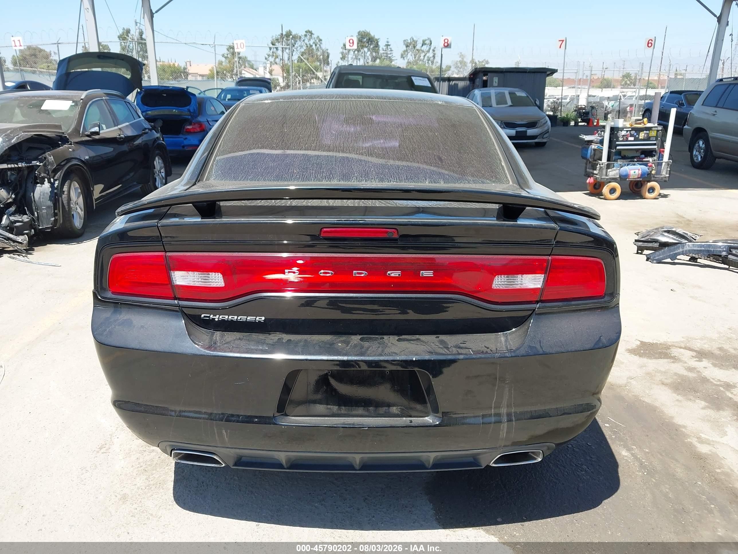 2013 Dodge Charger Se Black vin: 2C3CDXBG1DH502011