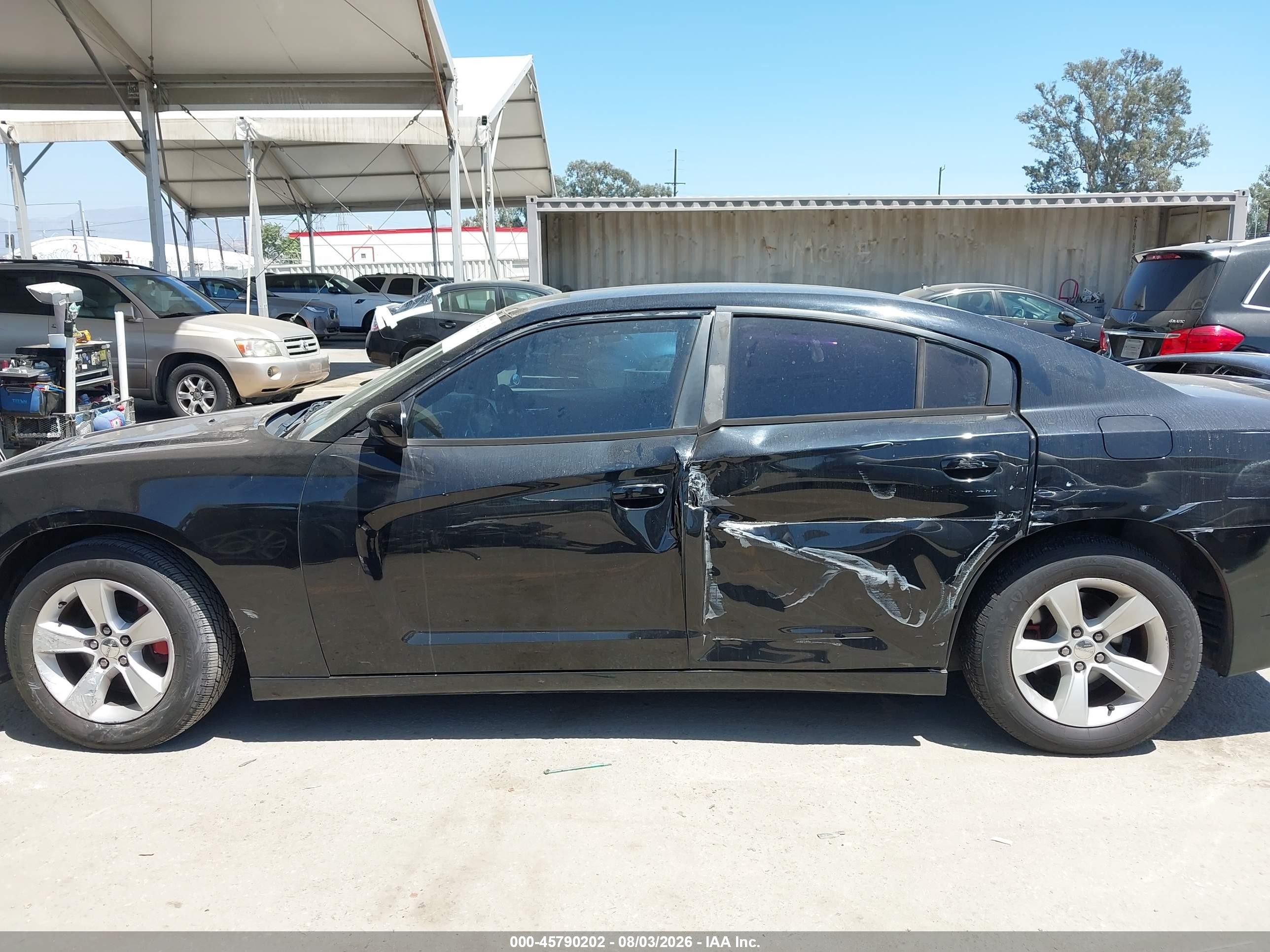 2013 Dodge Charger Se Black vin: 2C3CDXBG1DH502011
