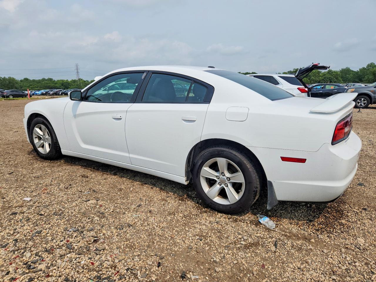 2013 Dodge Charger Se White vin: 2C3CDXBG1DH571040