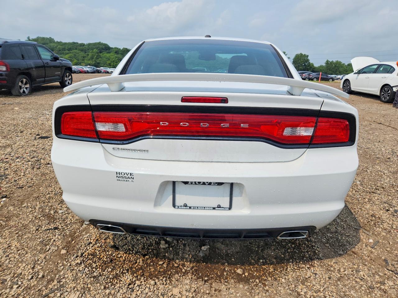 2013 Dodge Charger Se White vin: 2C3CDXBG1DH571040