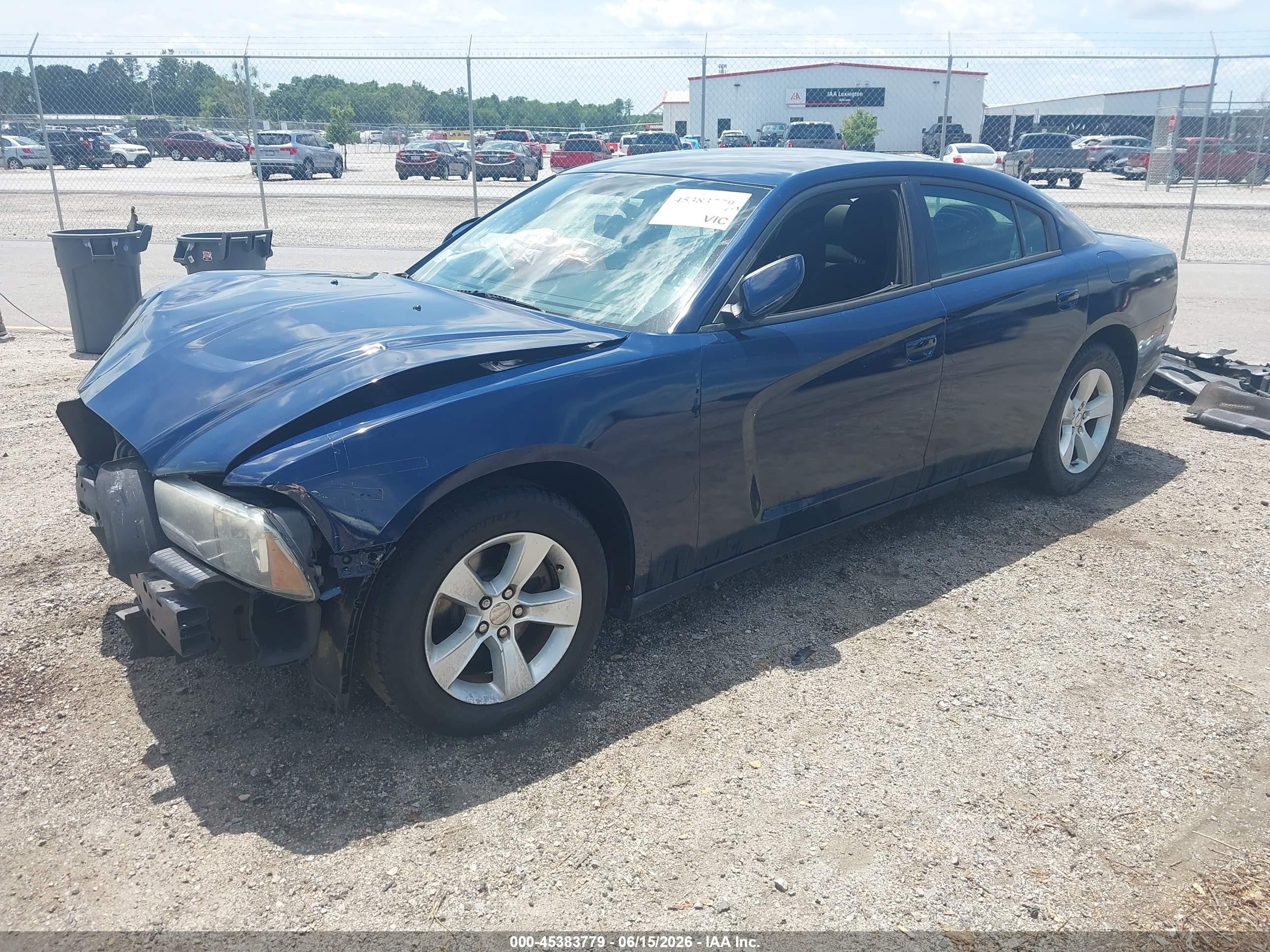 2013 Dodge Charger Se Blue vin: 2C3CDXBG1DH595872