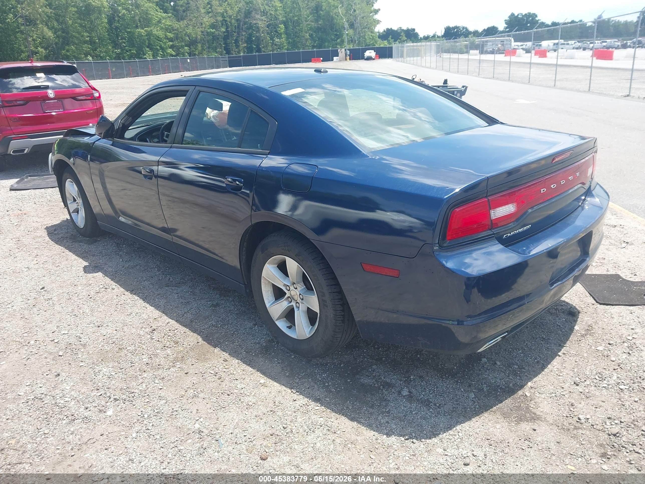2013 Dodge Charger Se Blue vin: 2C3CDXBG1DH595872