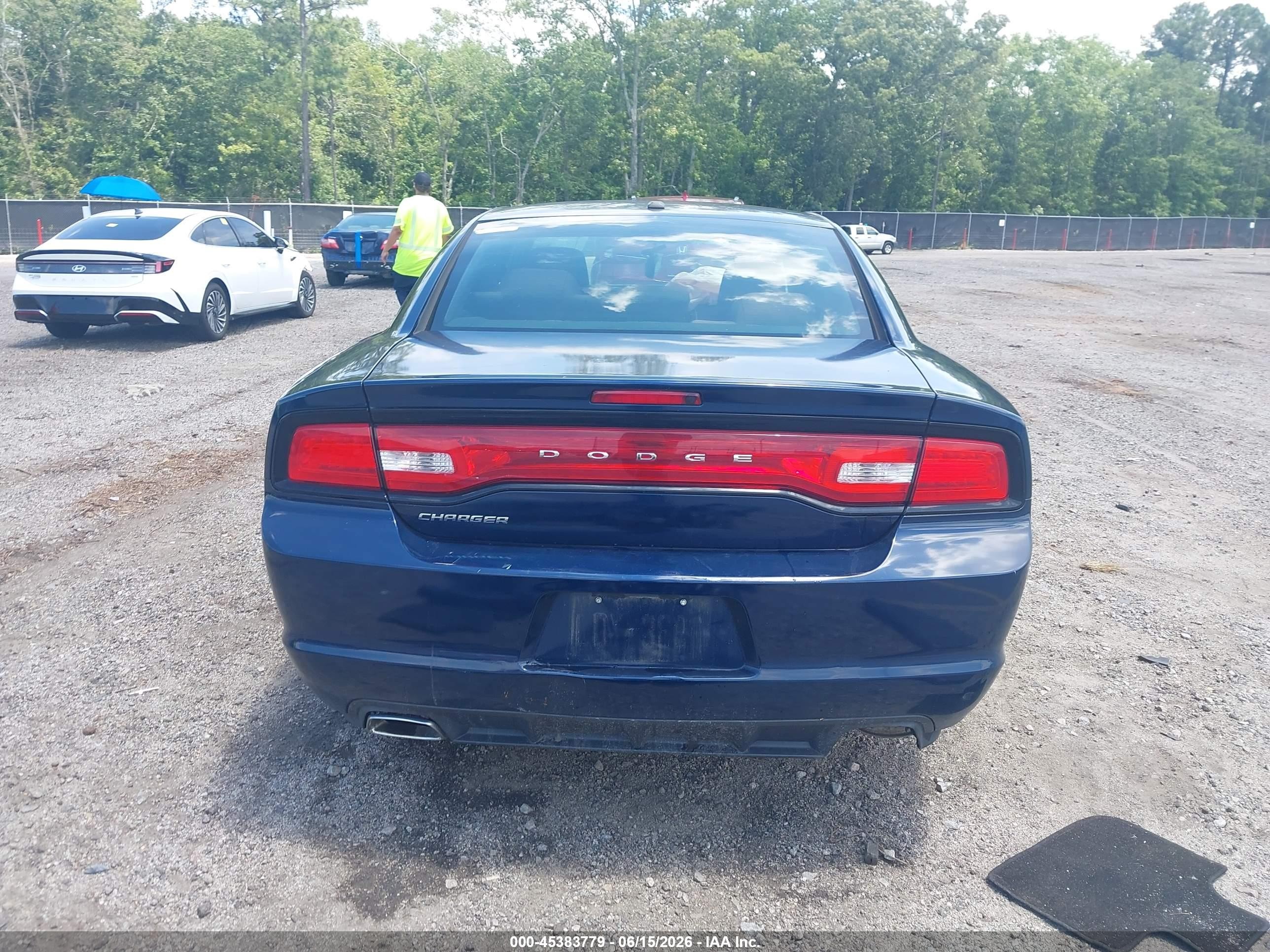 2013 Dodge Charger Se Blue vin: 2C3CDXBG1DH595872