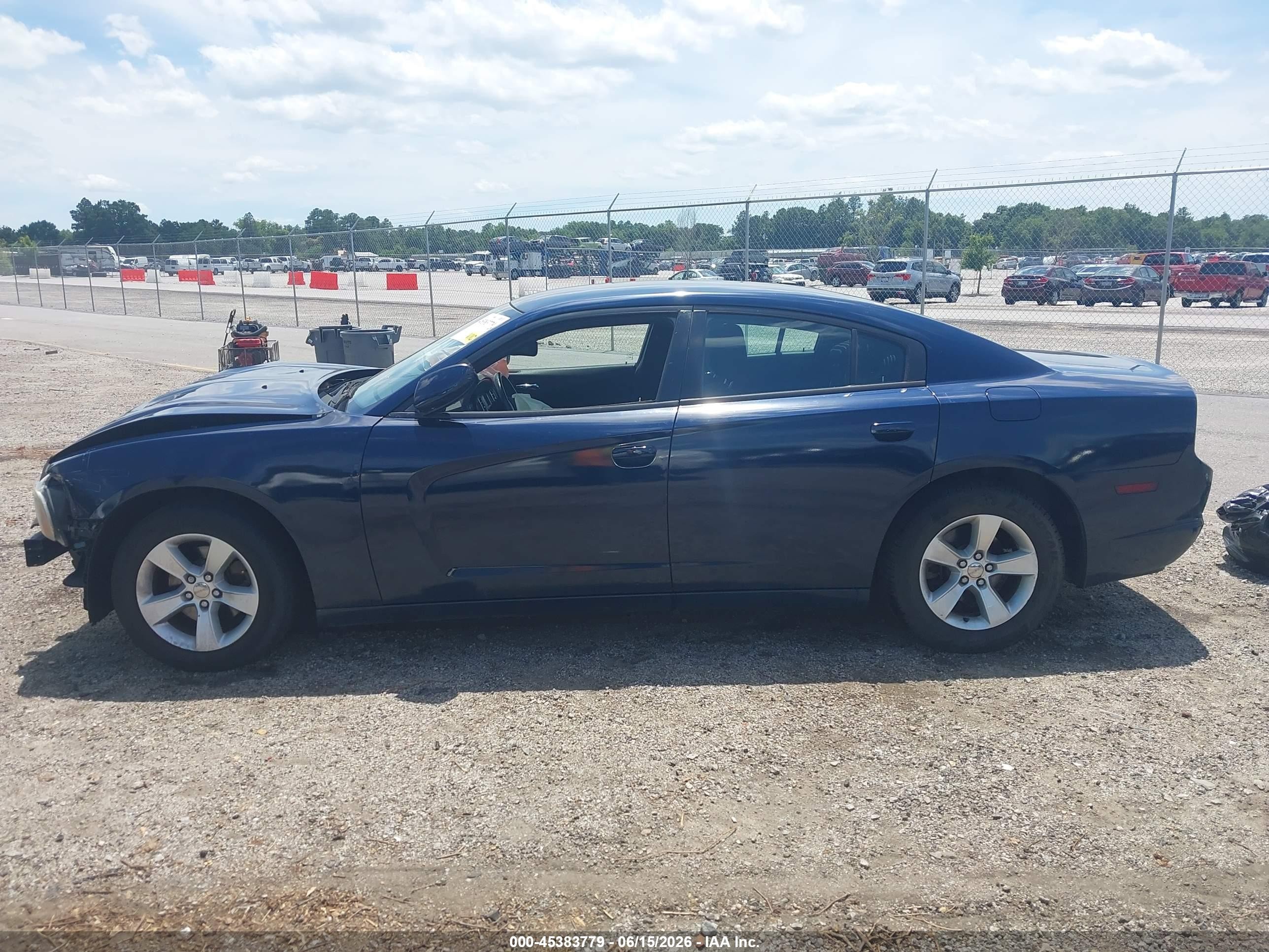 2013 Dodge Charger Se Blue vin: 2C3CDXBG1DH595872