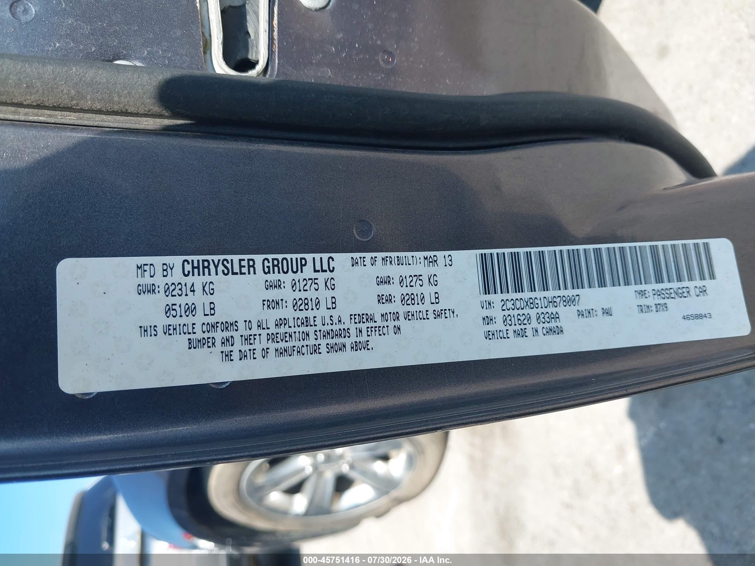 2013 Dodge Charger Se Gray vin: 2C3CDXBG1DH678007