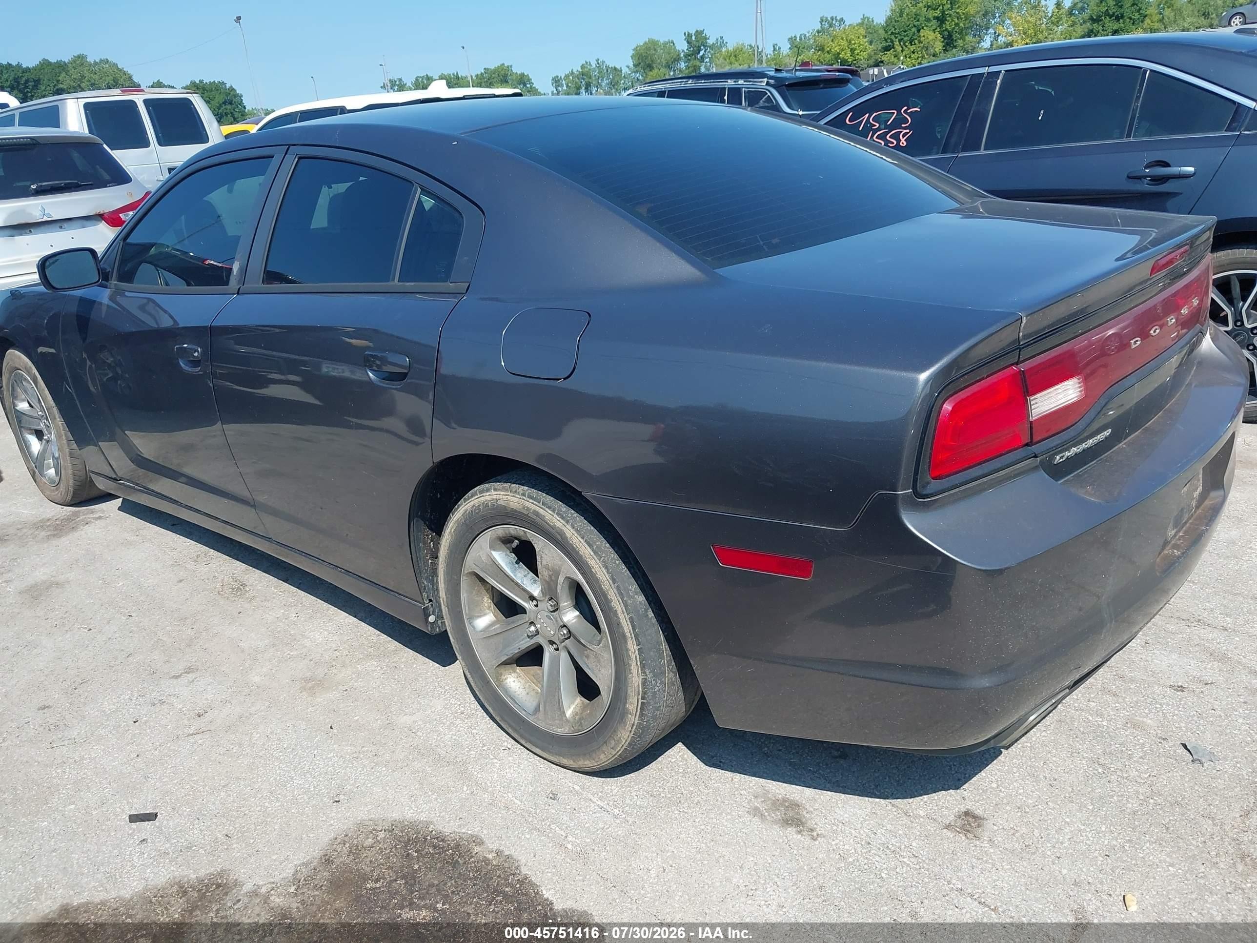 2013 Dodge Charger Se Gray vin: 2C3CDXBG1DH678007