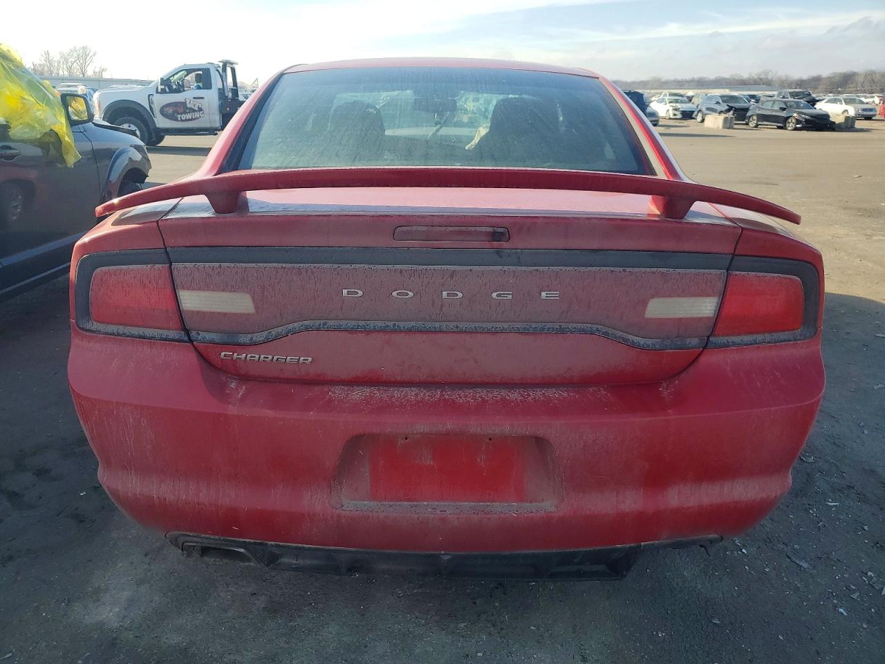 2014 Dodge Charger Red vin: 2C3CDXBG1EH152560
