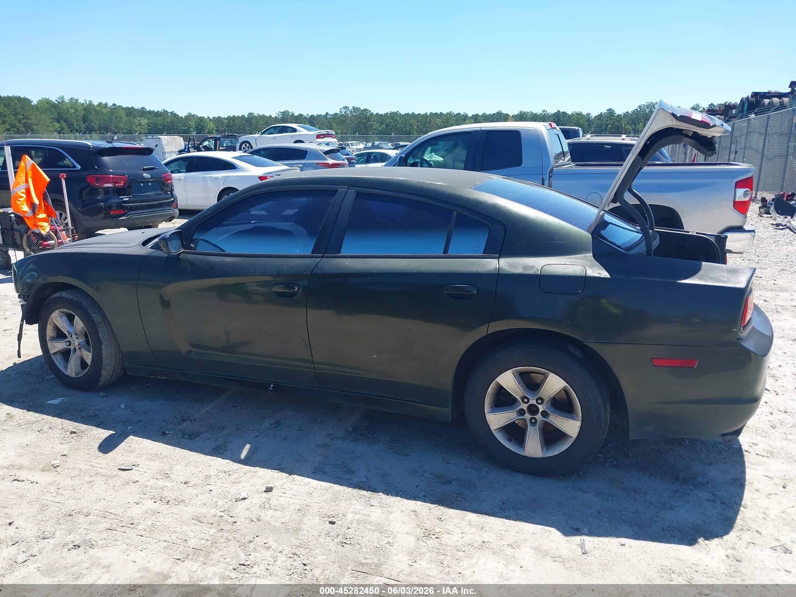 2014 Dodge Charger Se Black vin: 2C3CDXBG1EH234935