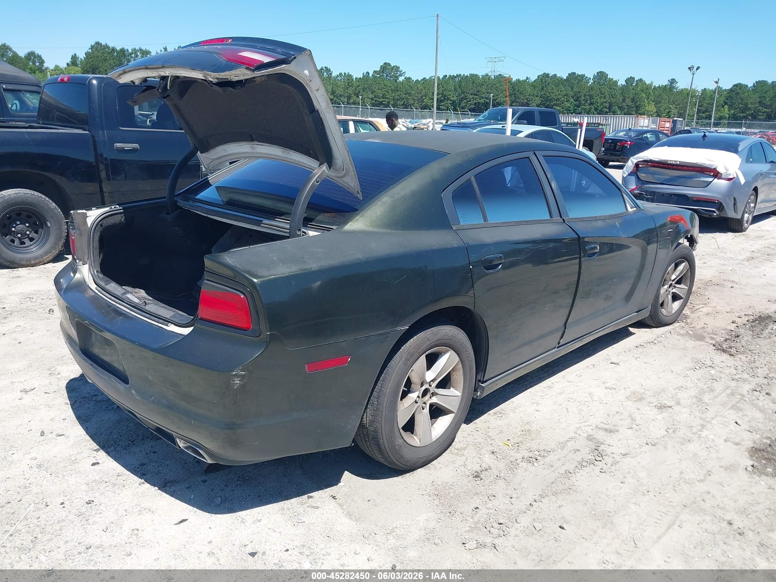 2014 Dodge Charger Se Black vin: 2C3CDXBG1EH234935