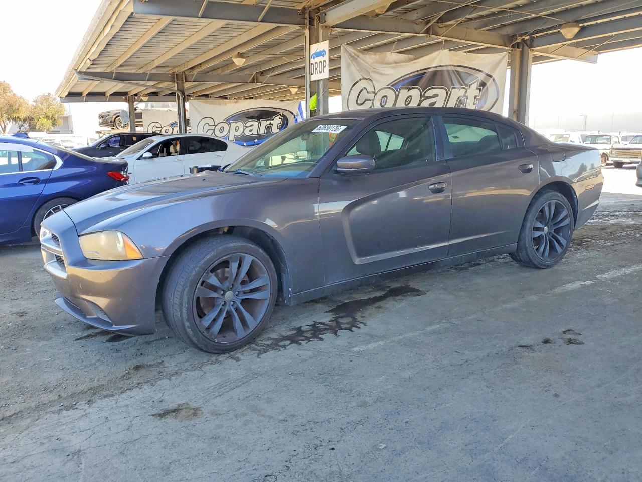 2014 Dodge Charger Se Gray vin: 2C3CDXBG1EH243148