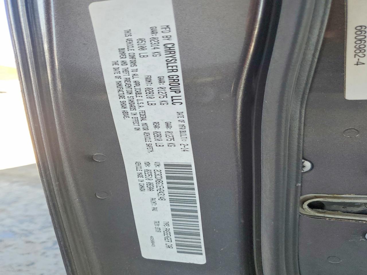2014 Dodge Charger Se Gray vin: 2C3CDXBG1EH243148