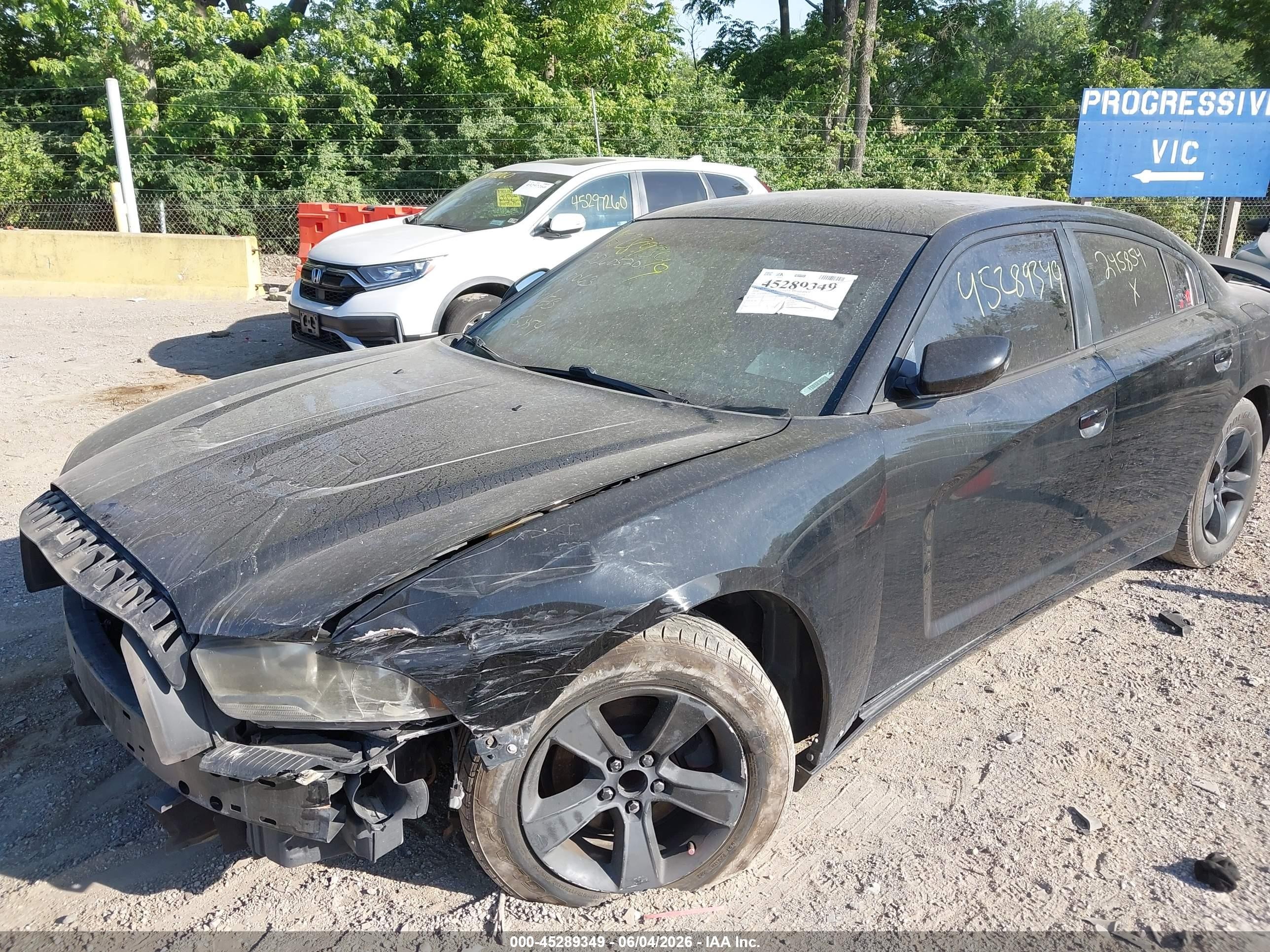 2014 Dodge Charger Se Black vin: 2C3CDXBG1EH245854