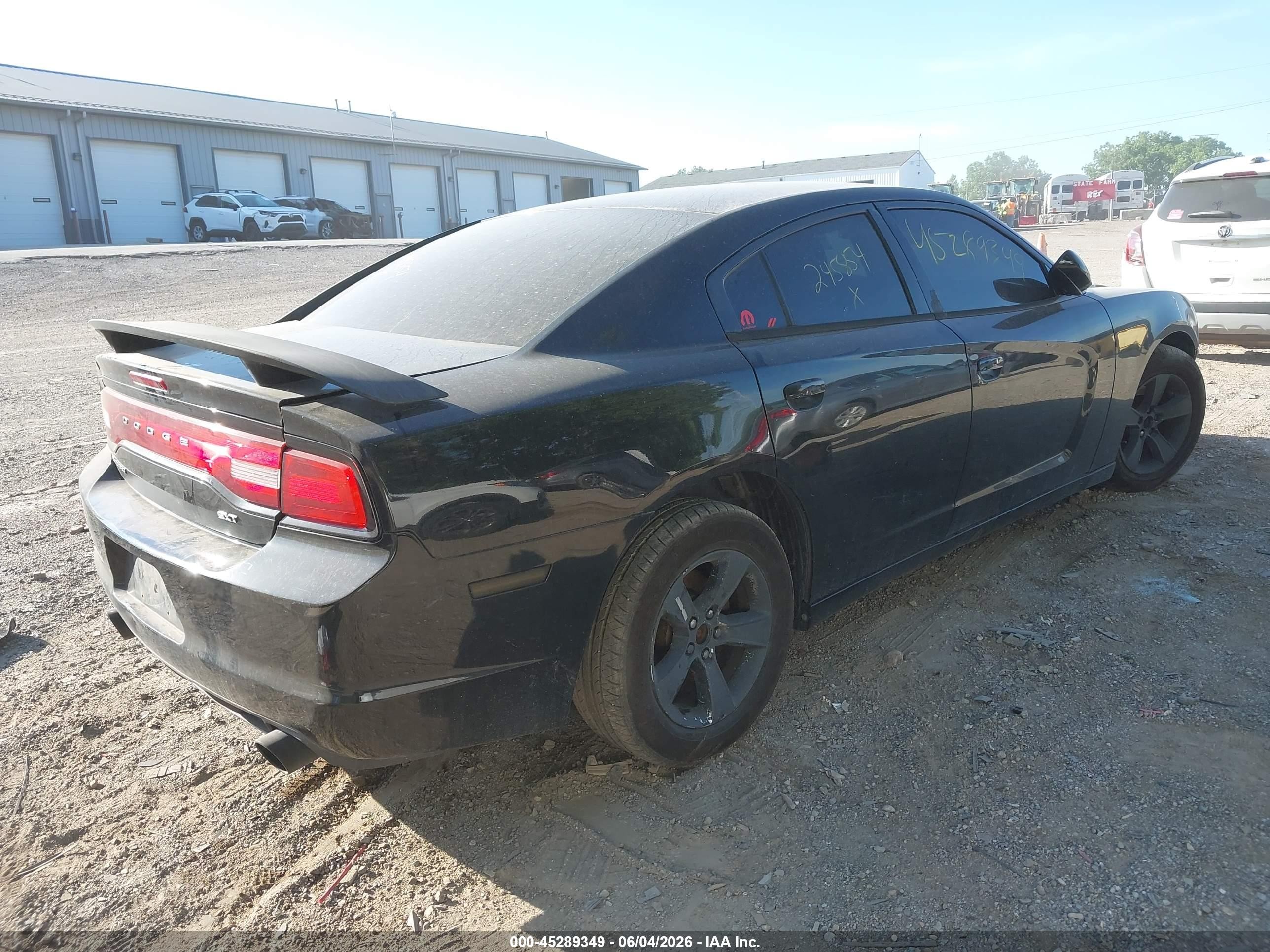 2014 Dodge Charger Se Black vin: 2C3CDXBG1EH245854