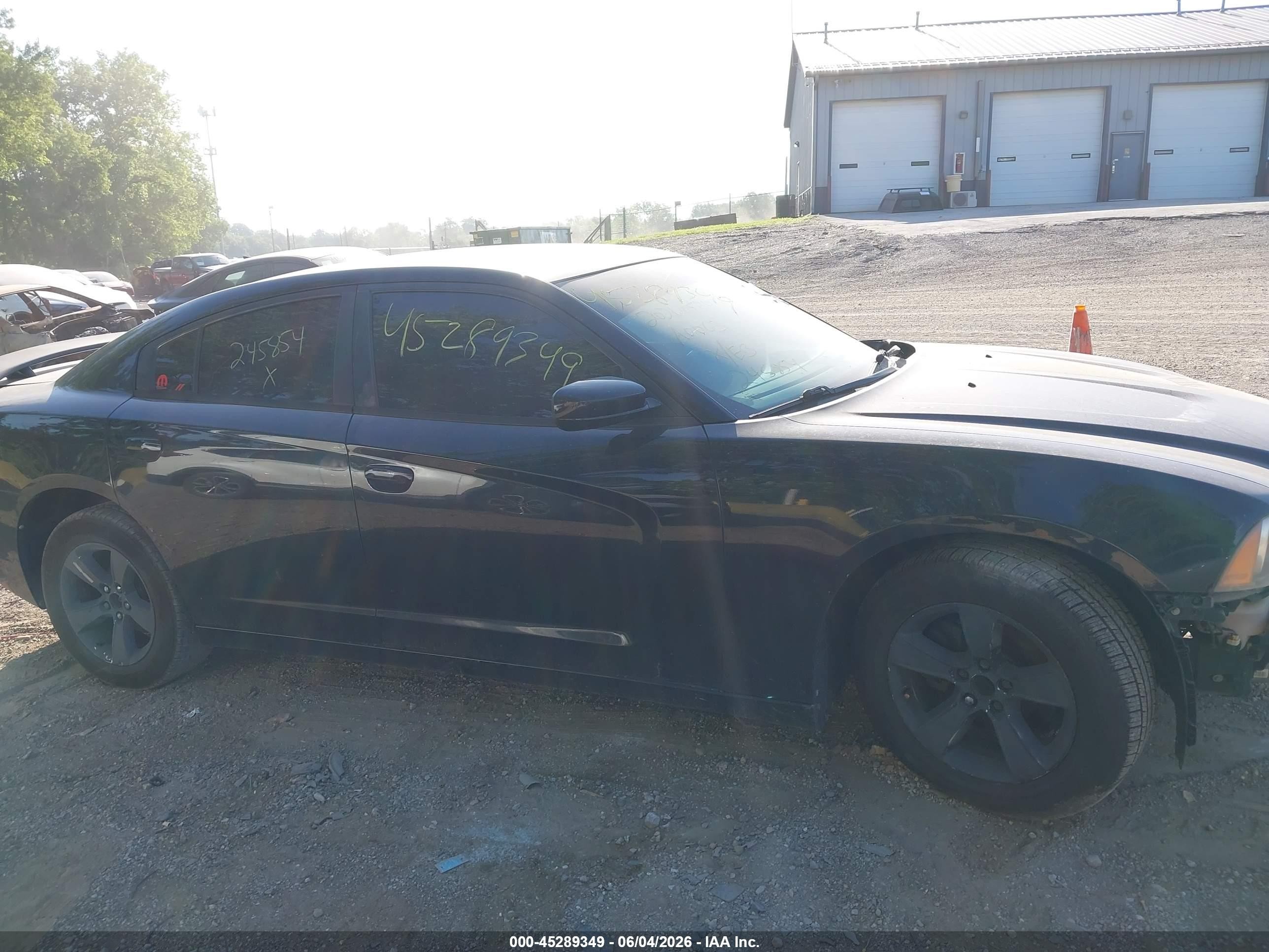 2014 Dodge Charger Se Black vin: 2C3CDXBG1EH245854