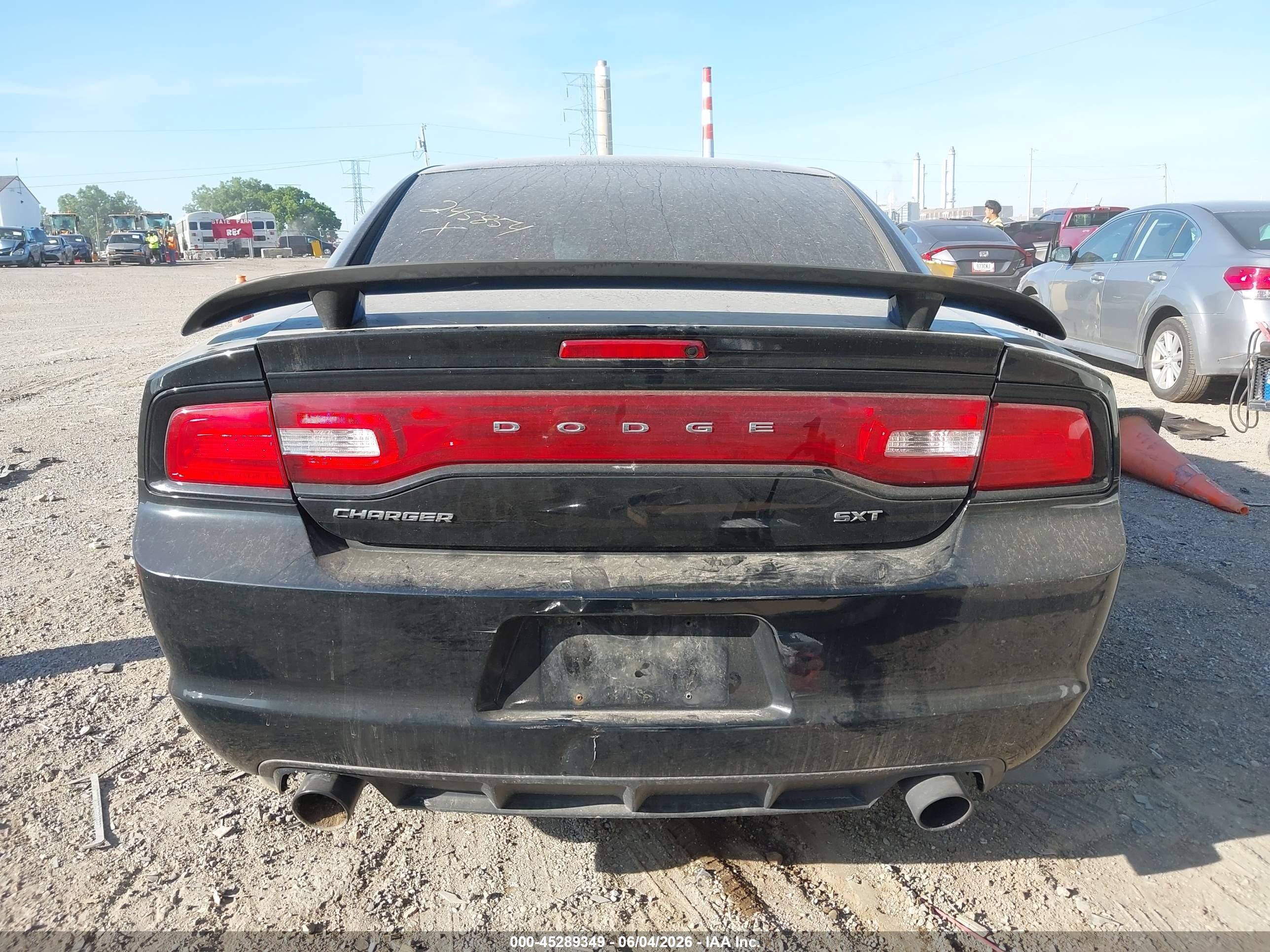 2014 Dodge Charger Se Black vin: 2C3CDXBG1EH245854