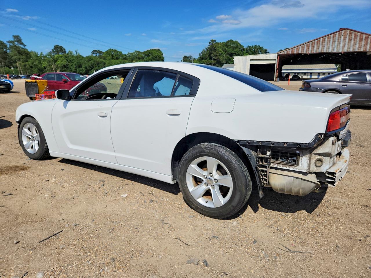 2014 Dodge Charger Se White vin: 2C3CDXBG1EH261441