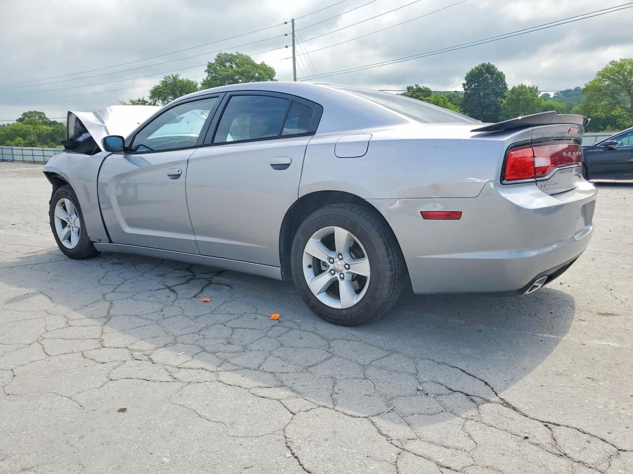 2014 Dodge Charger Se Silver vin: 2C3CDXBG1EH265408
