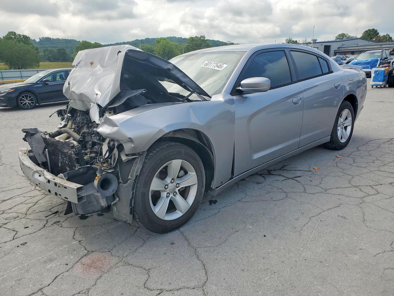 2014 Dodge Charger Se Silver vin: 2C3CDXBG1EH265408