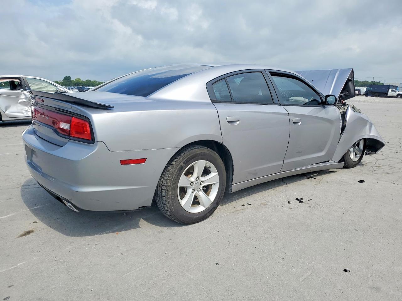 2014 Dodge Charger Se Silver vin: 2C3CDXBG1EH265408
