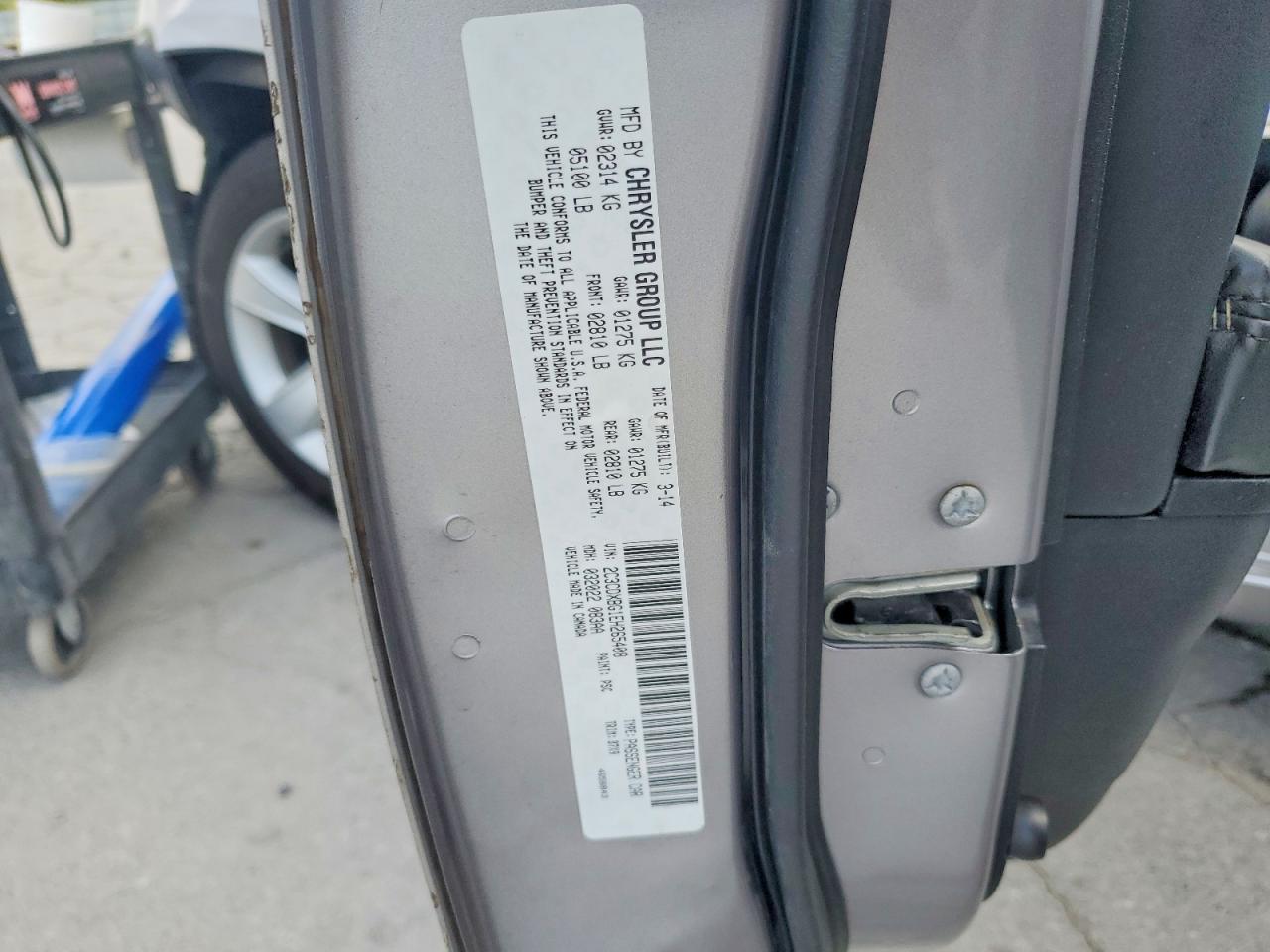 2014 Dodge Charger Se Silver vin: 2C3CDXBG1EH265408