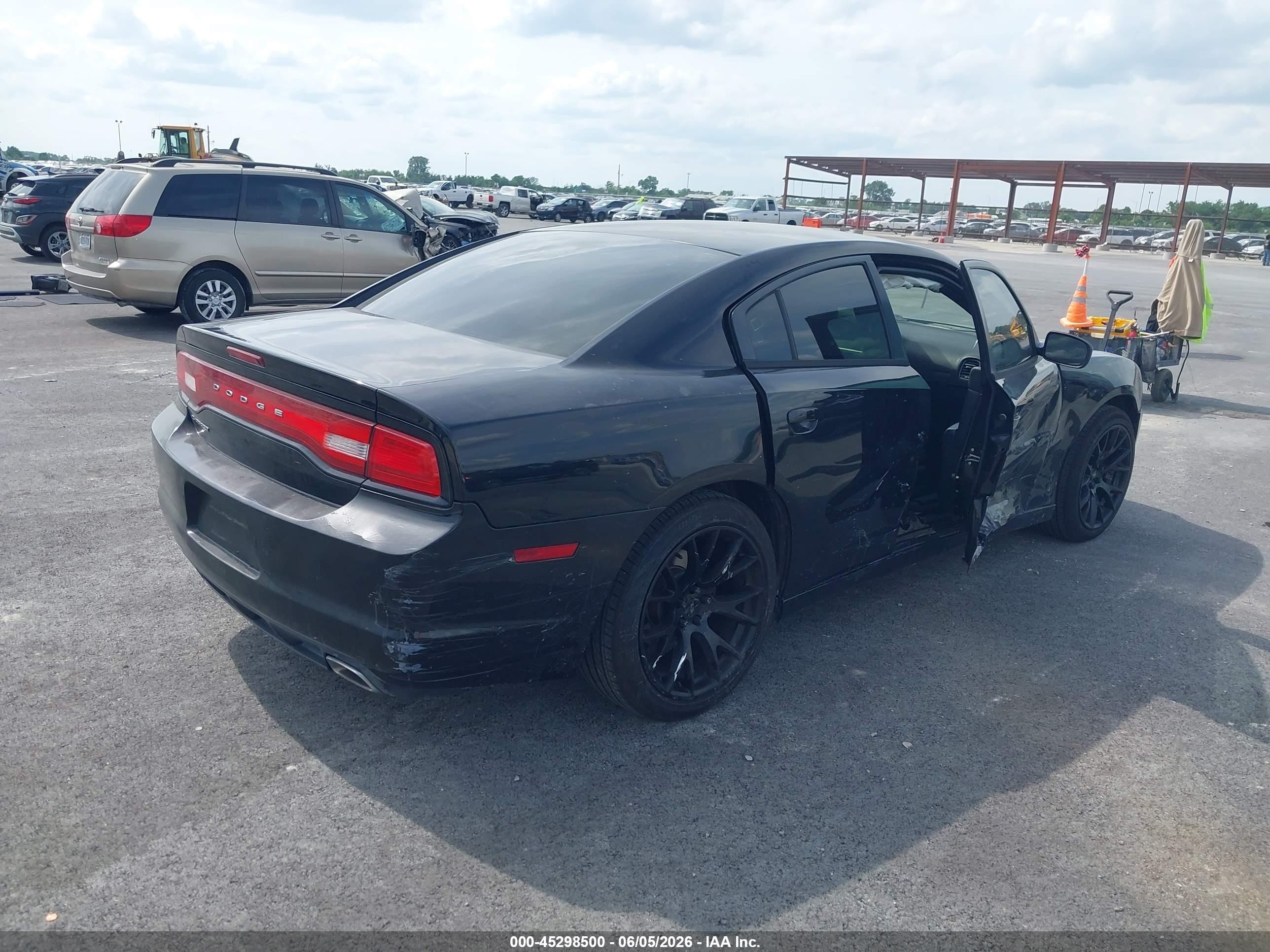 2014 Dodge Charger Se Black vin: 2C3CDXBG1EH338101