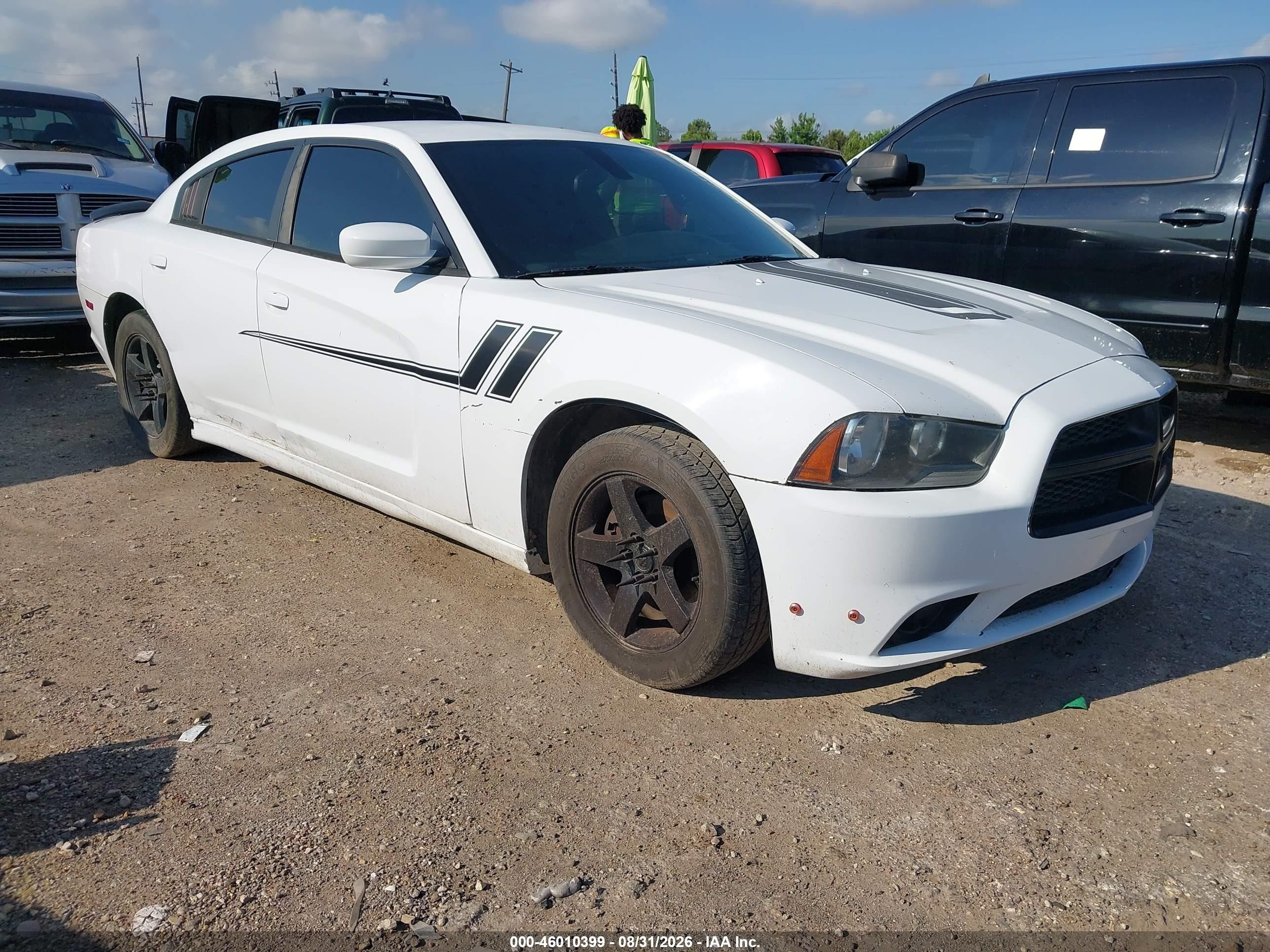 2014 Dodge Charger Se White vin: 2C3CDXBG1EH363161